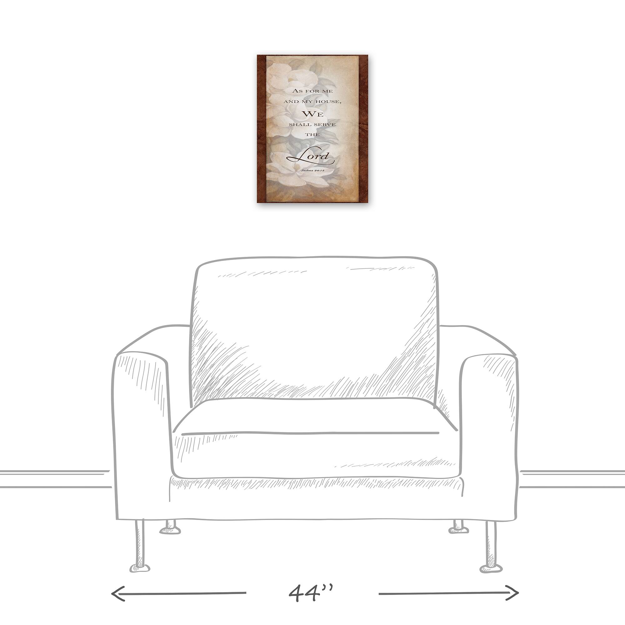 Serve The Lord 12" x 16" Canvas Wall Art