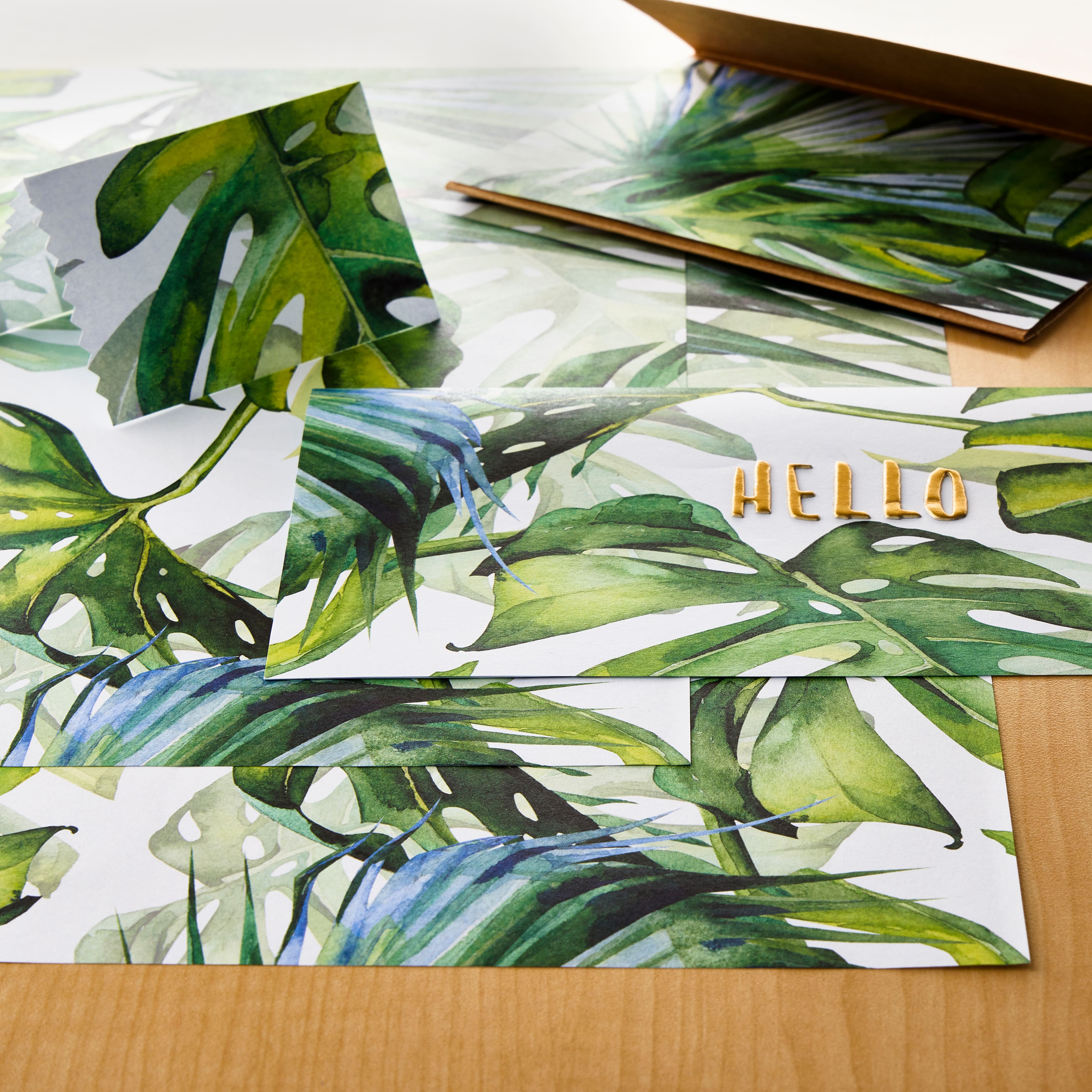 48 Pack: Tropical Leaves Cardstock Paper by Recollections™, 12" x 12"