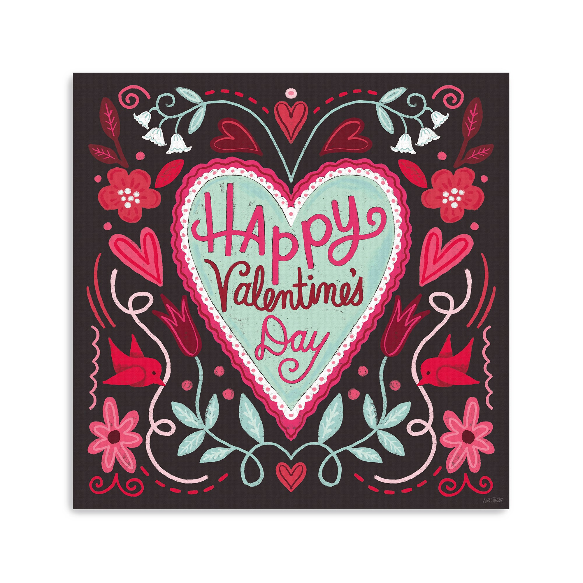 Sweet Hearts VI Canvas Giclée Art