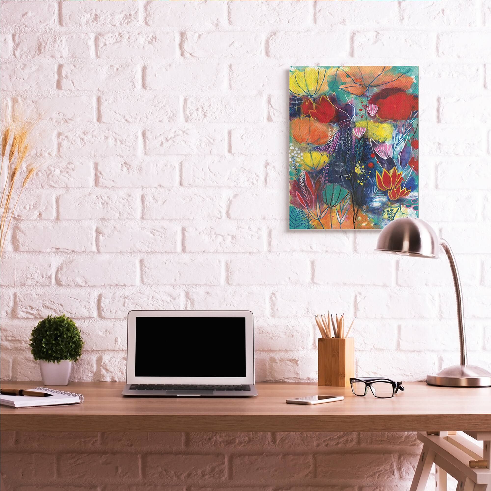 Stupell Industries Abstract Flower Field Wall Art