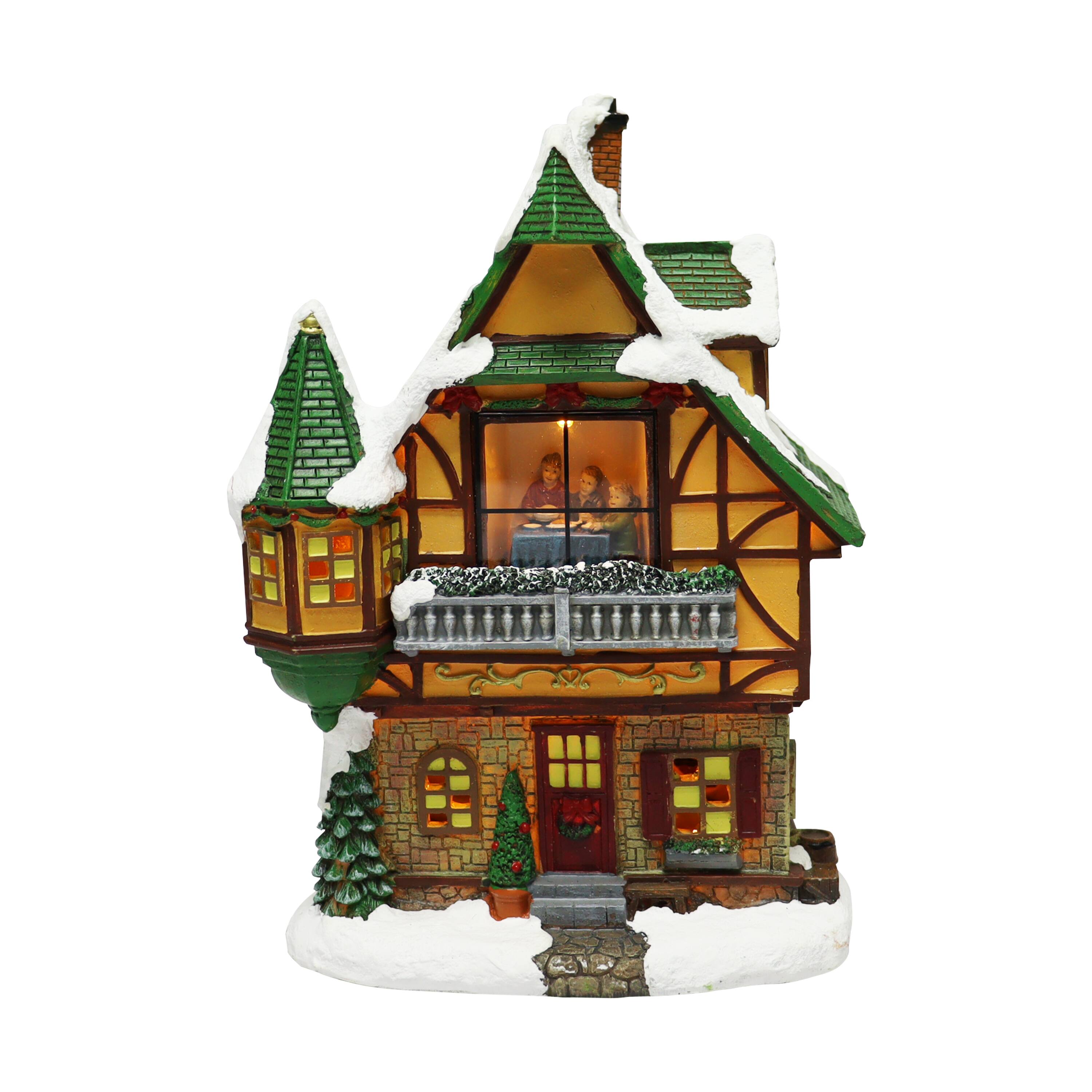 Moments in Time Christmas Village Tabletop Décor Set