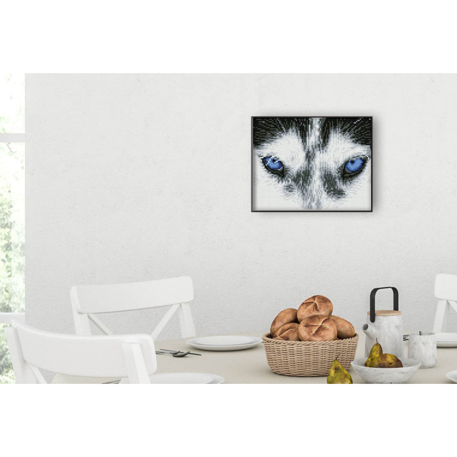 Diamond Dotz® Intermediate Mystic Husky Pre-Framed Diamond Painting Kit