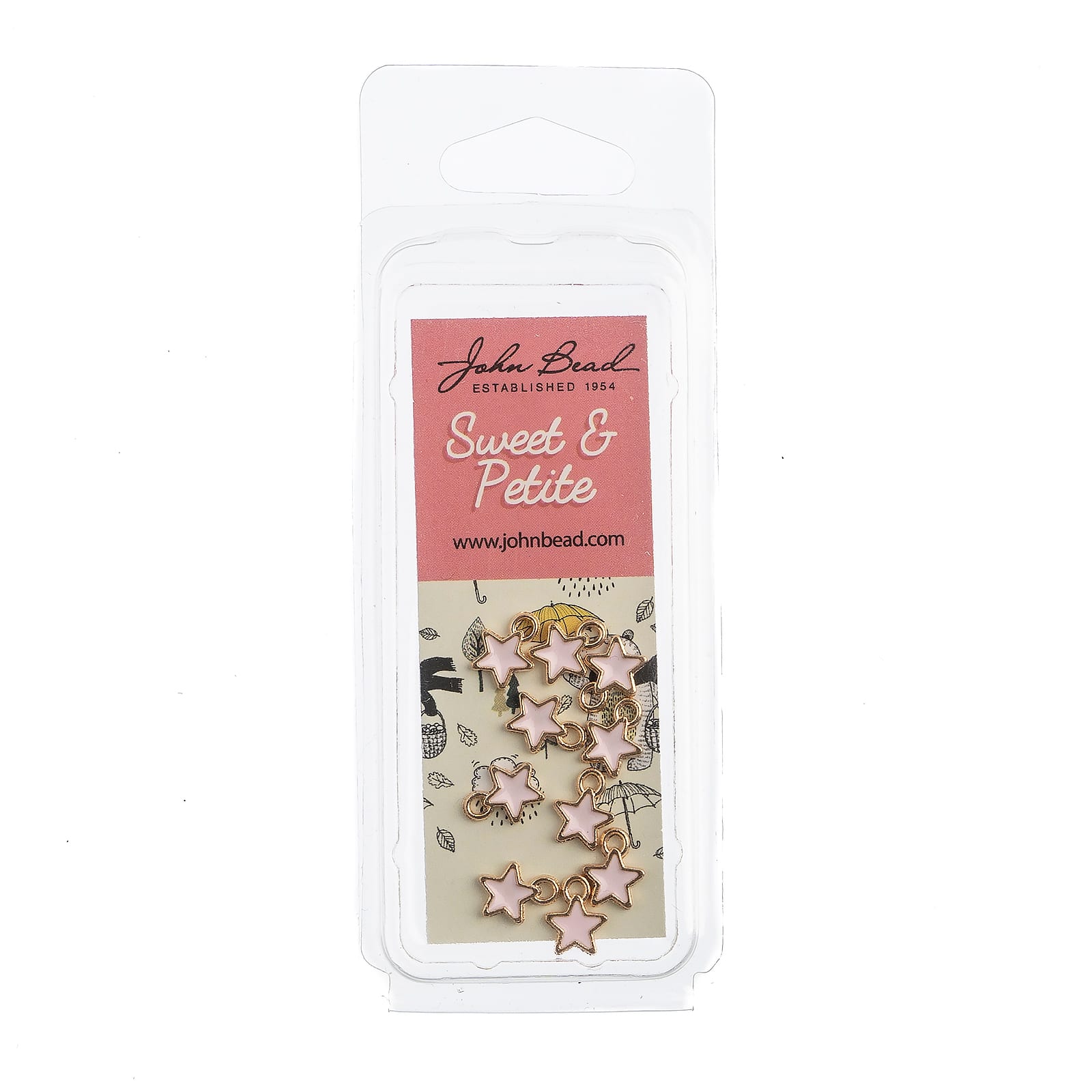 John Bead Sweet & Petite Tiny Star Charms, 10ct.