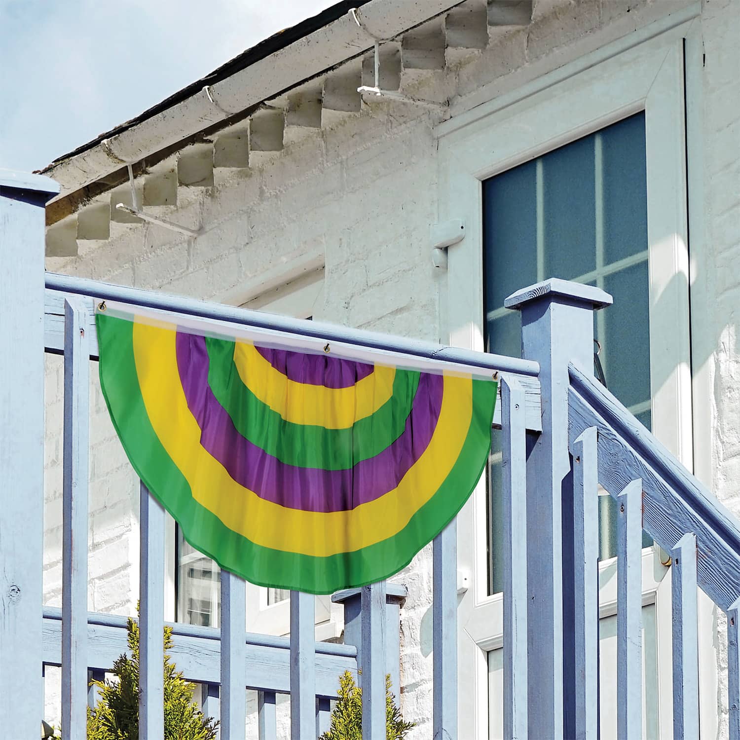 Beistle 4ft. Mardi Gras Fabric Bunting