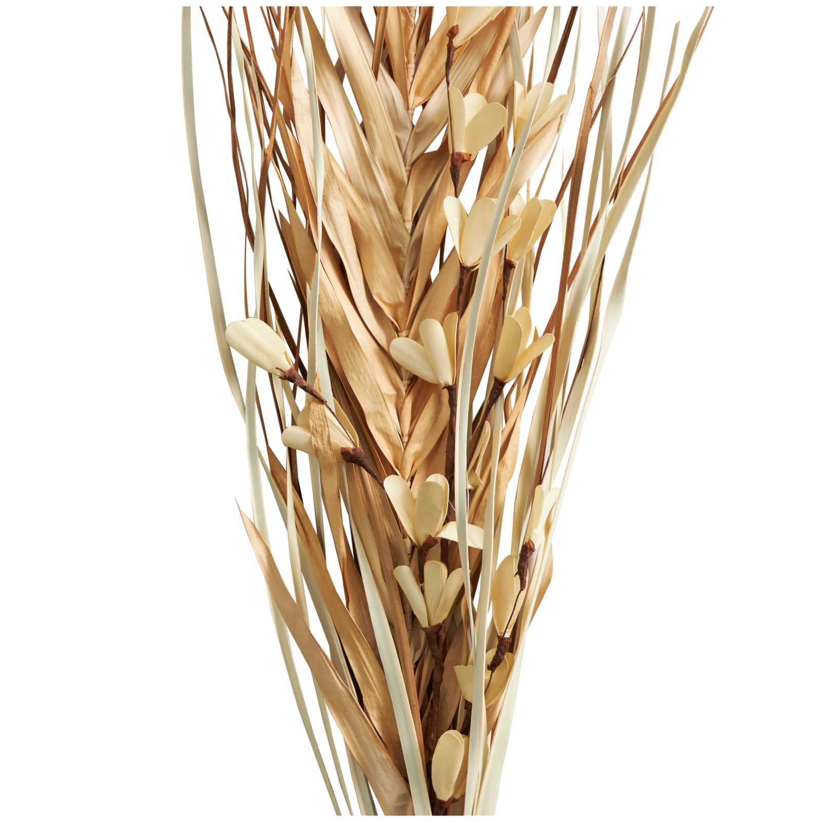 Mixed Light Brown Palm Leaf & Branch Foliage Bundle