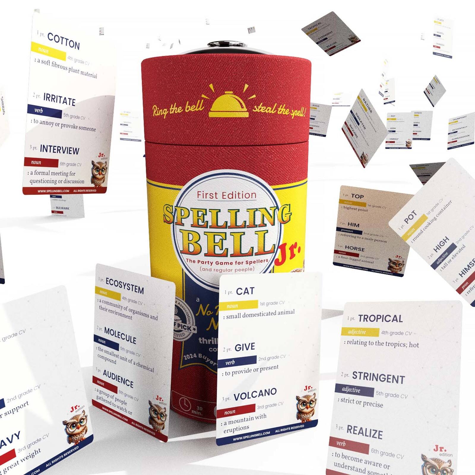Spelling Bell Spelling Game, Kid's Edition Grades K-6