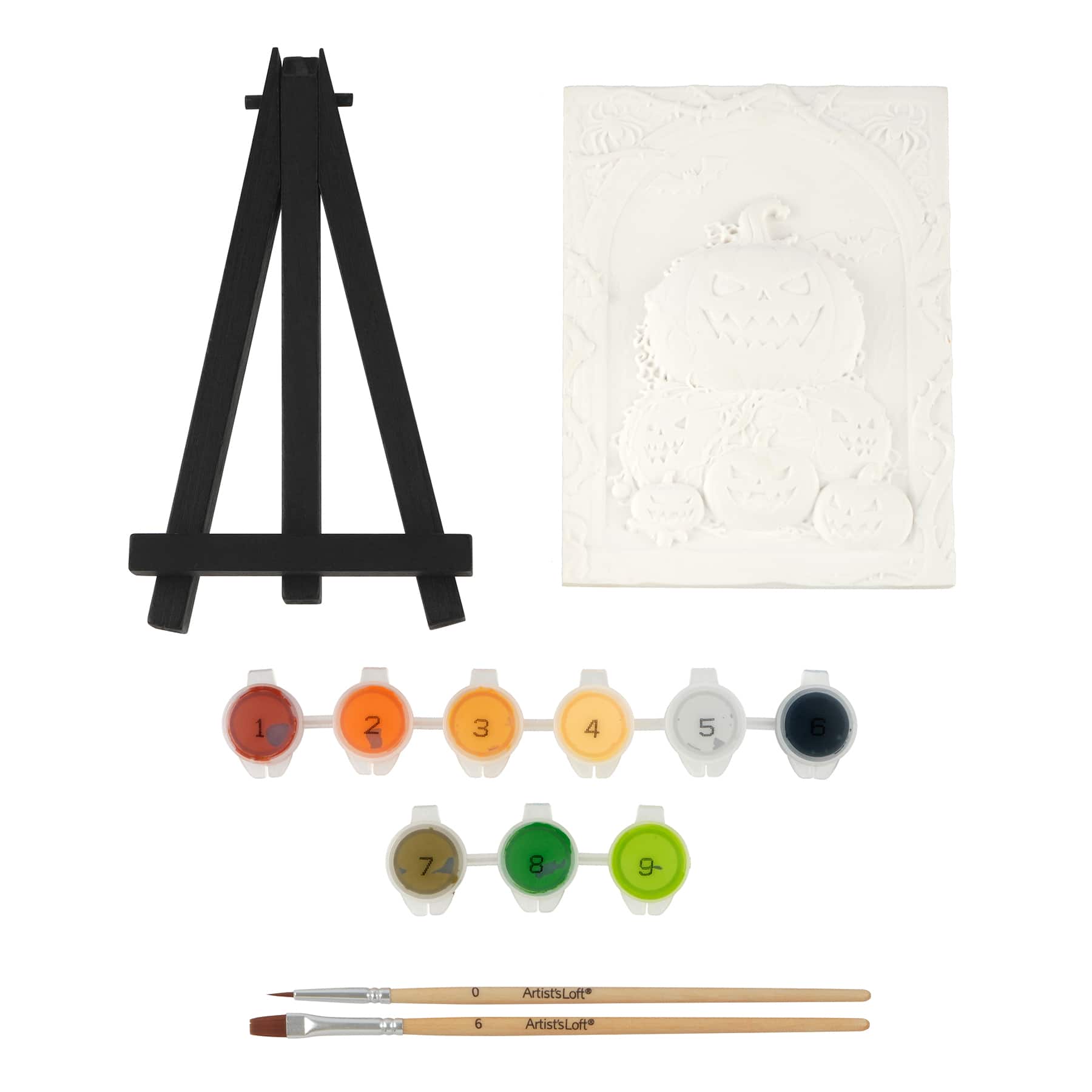 Jack-o'-Lantern Stack Relief Painting Kit by Artist's Loft®