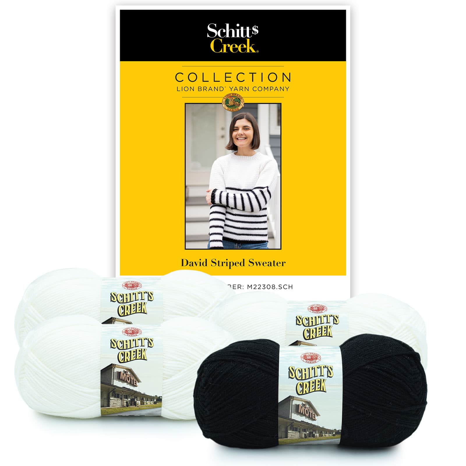 Lion Brand Yarn Schitt's Creek Bundle David Sweater