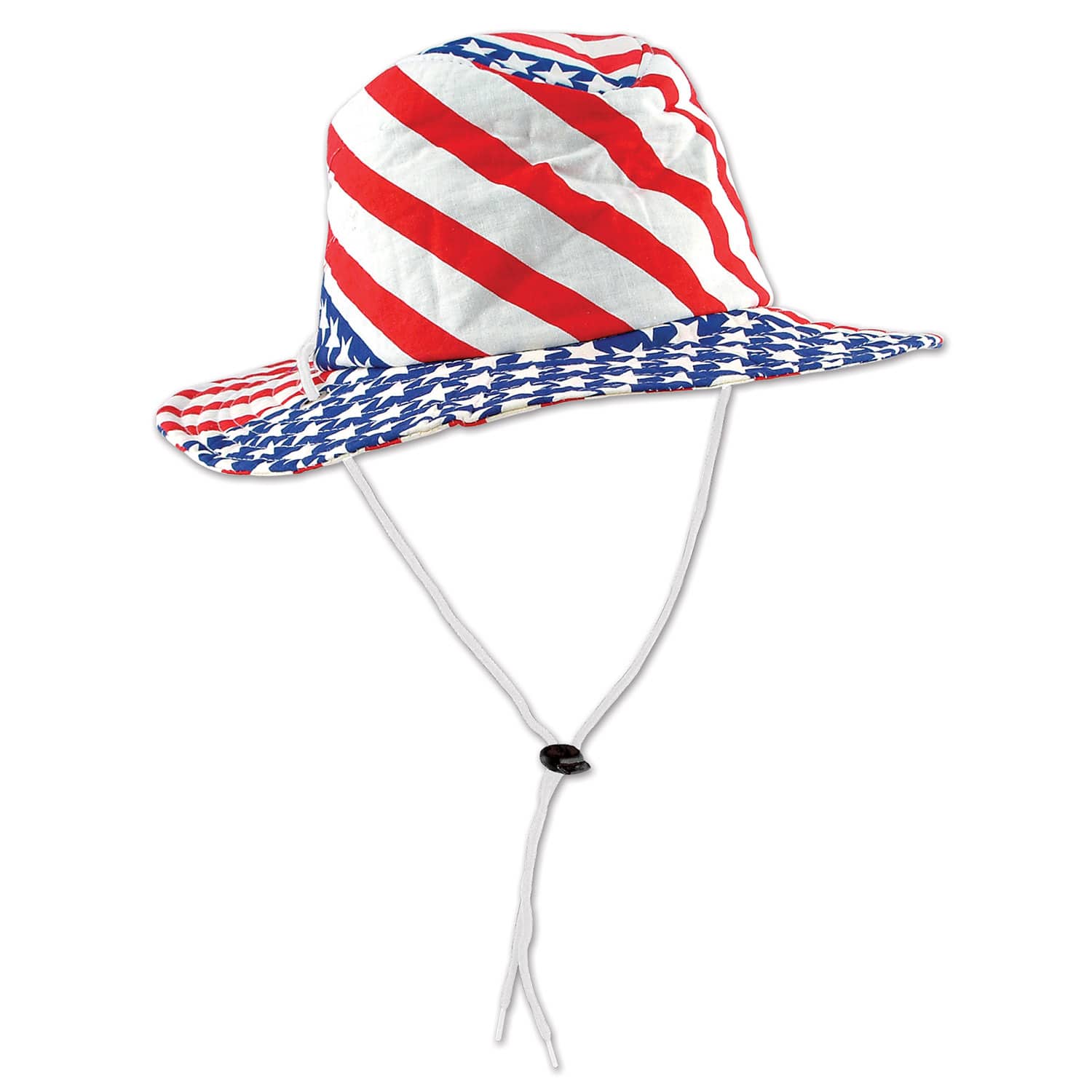 Beistle Red, White & Blue Patriotic Flag Cowboy Hat