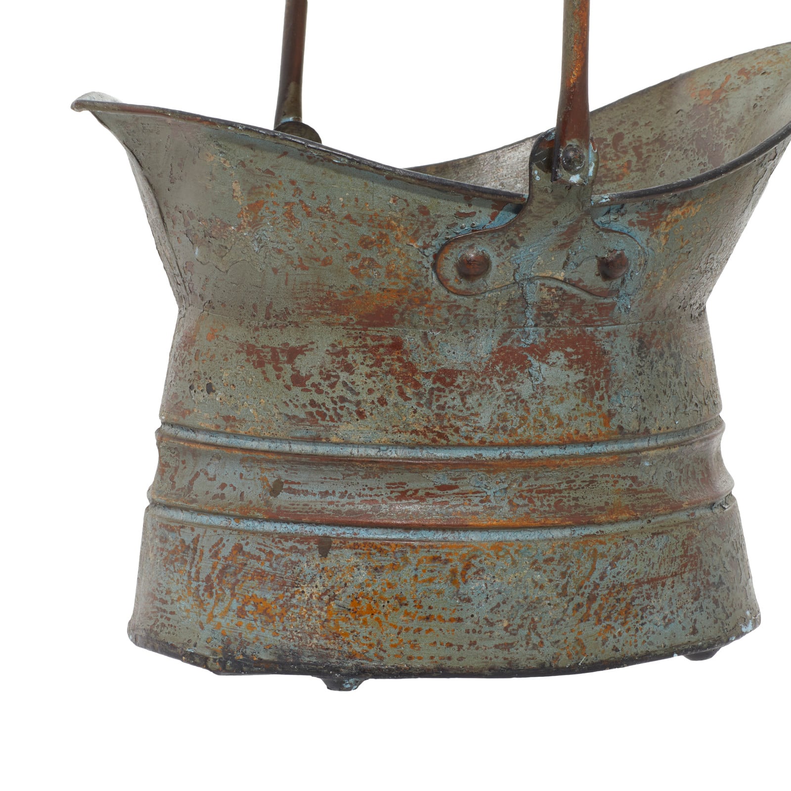 Silver Metal Rustic Planter Set
