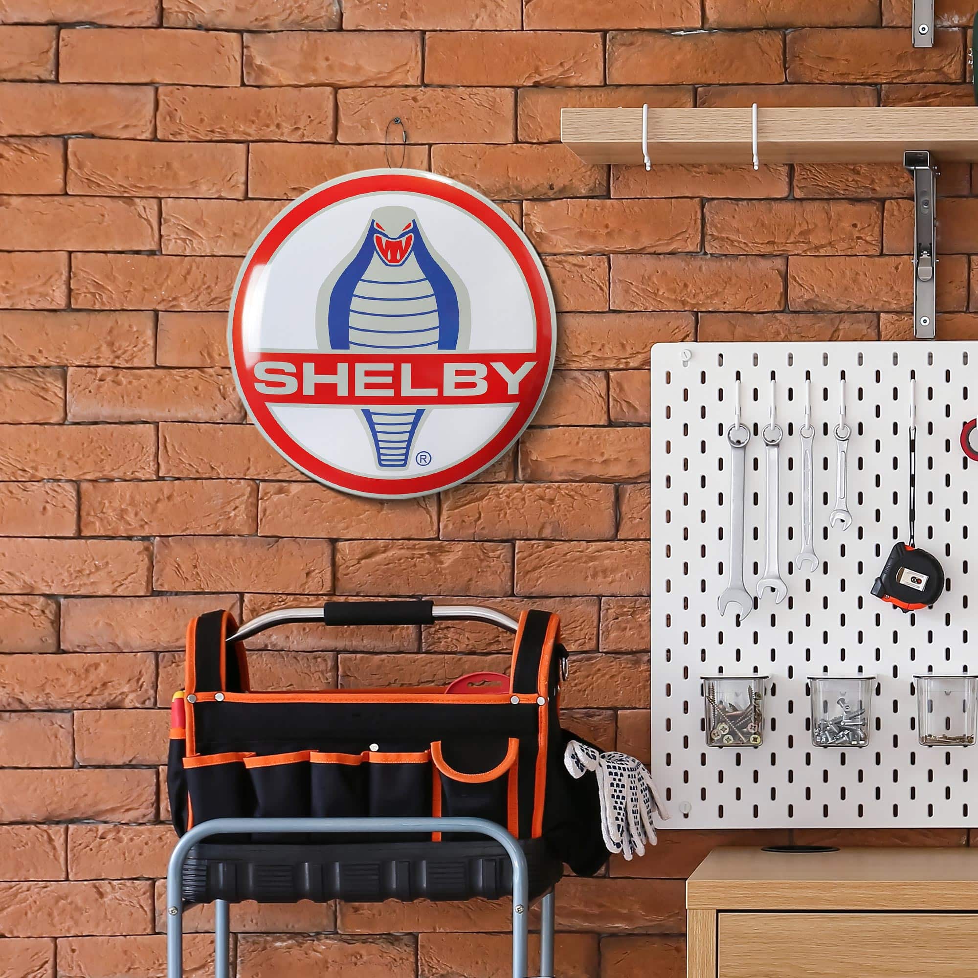 Shelby® Cobra Dome Metal Wall Sign