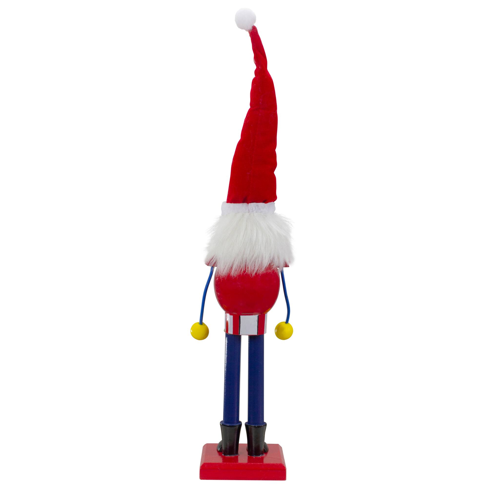 16.75" Red & Blue Dots Christmas Nutcracker Figurine