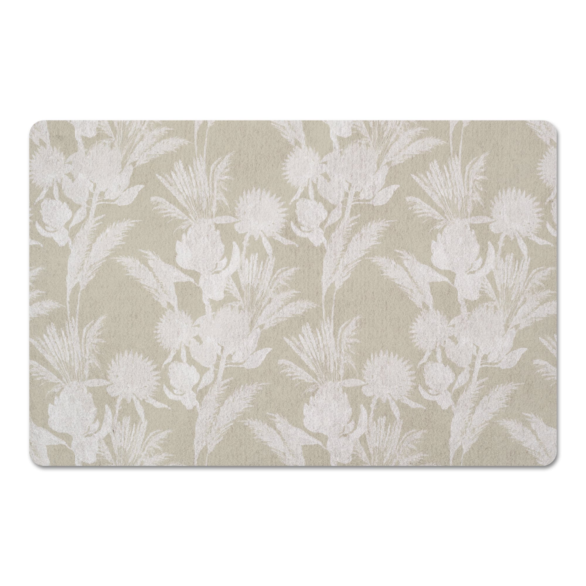 Tonal Protea Blooms Floor Mat