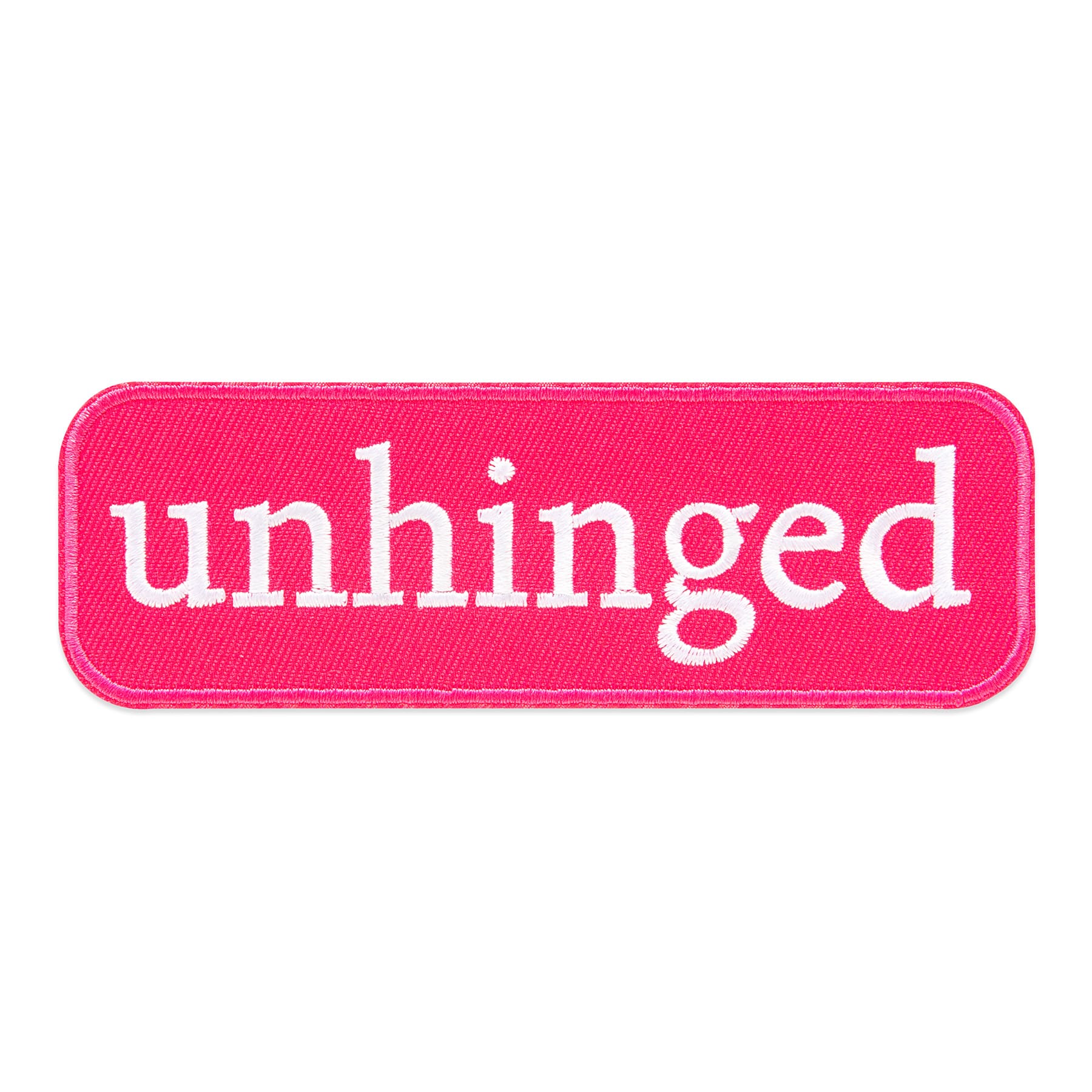 Summer Unhinged Iron-On & Adhesive Embroidered Patch by Make Market®