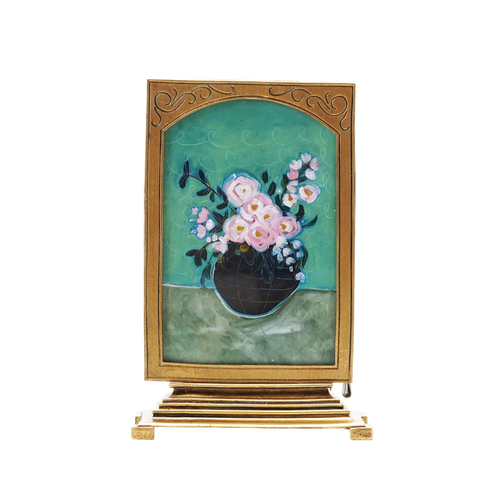 Hello Honey® 6 Piece Pewter and Glass Photo Frame Set