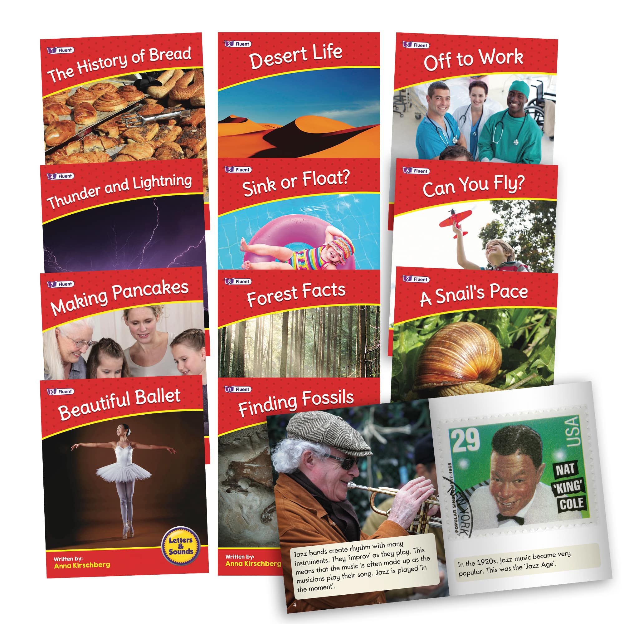 Junior Learning® Letters & Sounds Phase 6 Non-Fiction Educational Learning Set