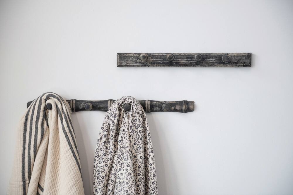 Hello Honey® Coastal Black and White Stripe Throw Blanket and Frayed Edges