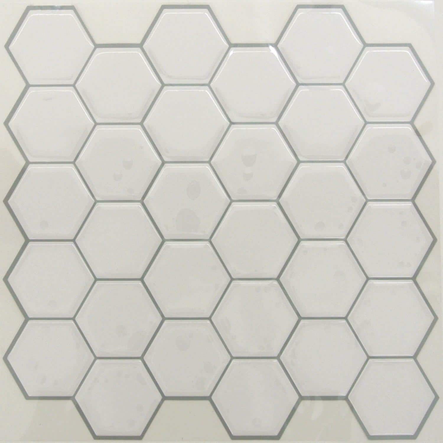 RoomMates Pearl Hexagon Backsplash StickTiles