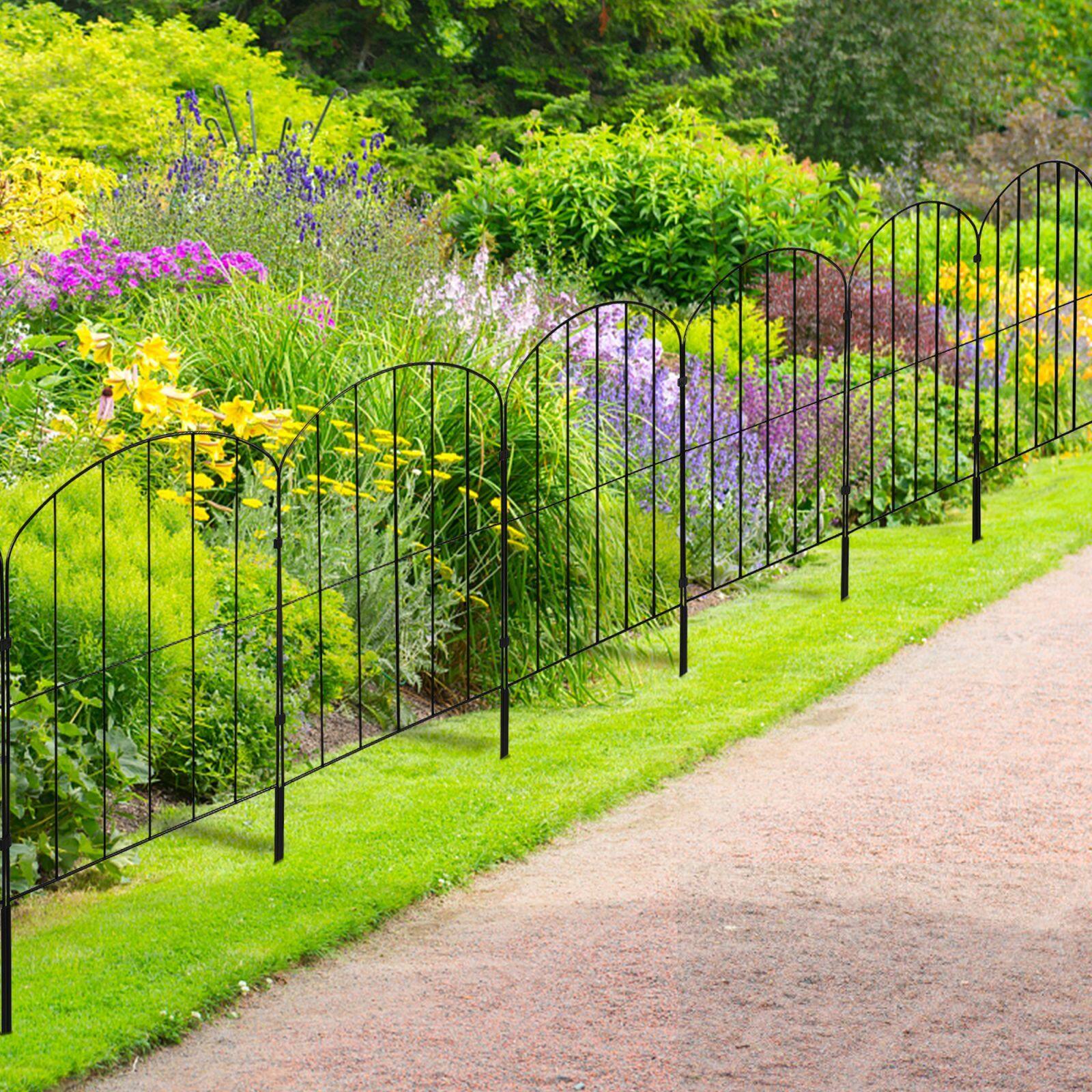 NEX™ Metal Panel Arch Garden Fence, 10ct.