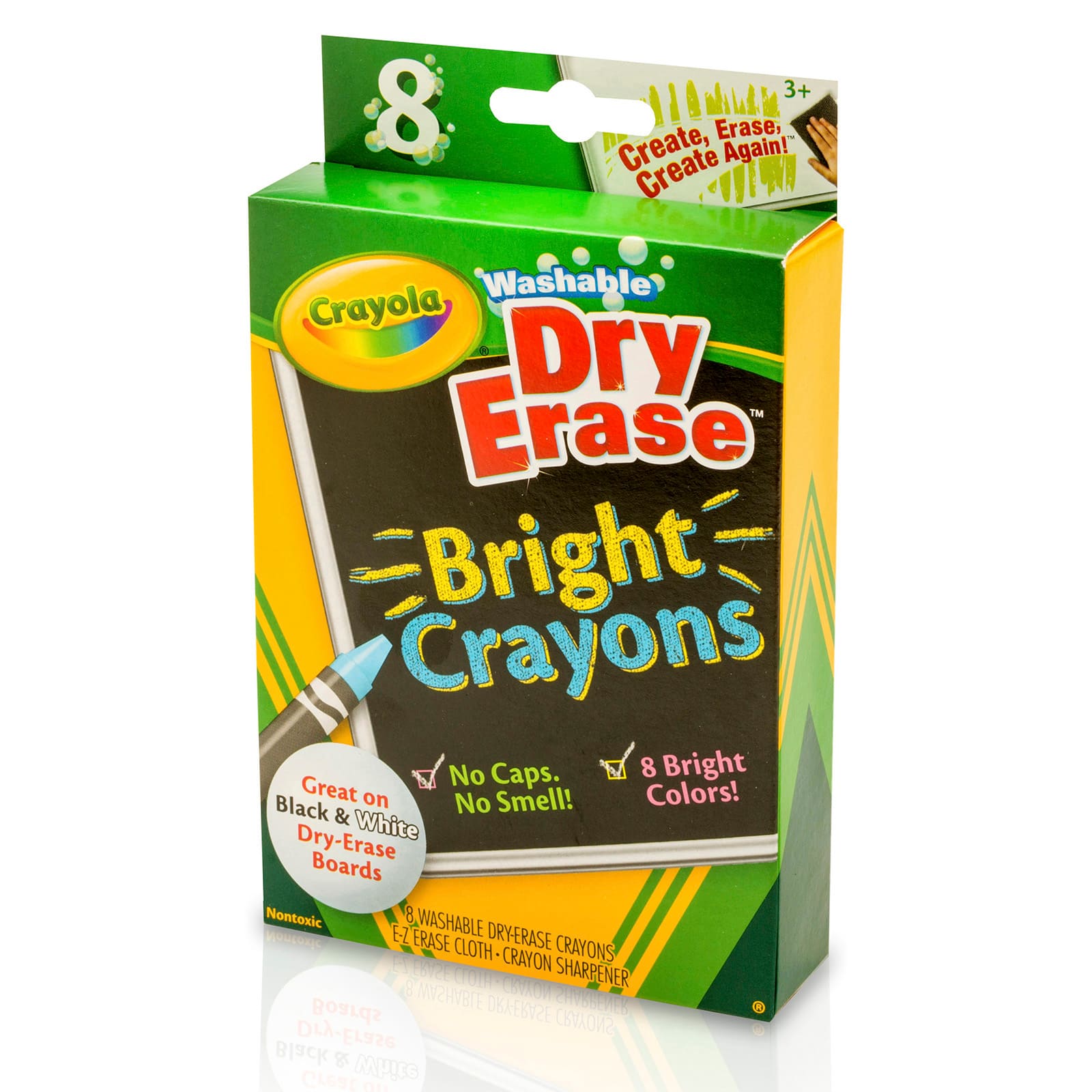 6 Packs: 8 ct. (48) Crayola® Washable Dry Erase Bright Crayons