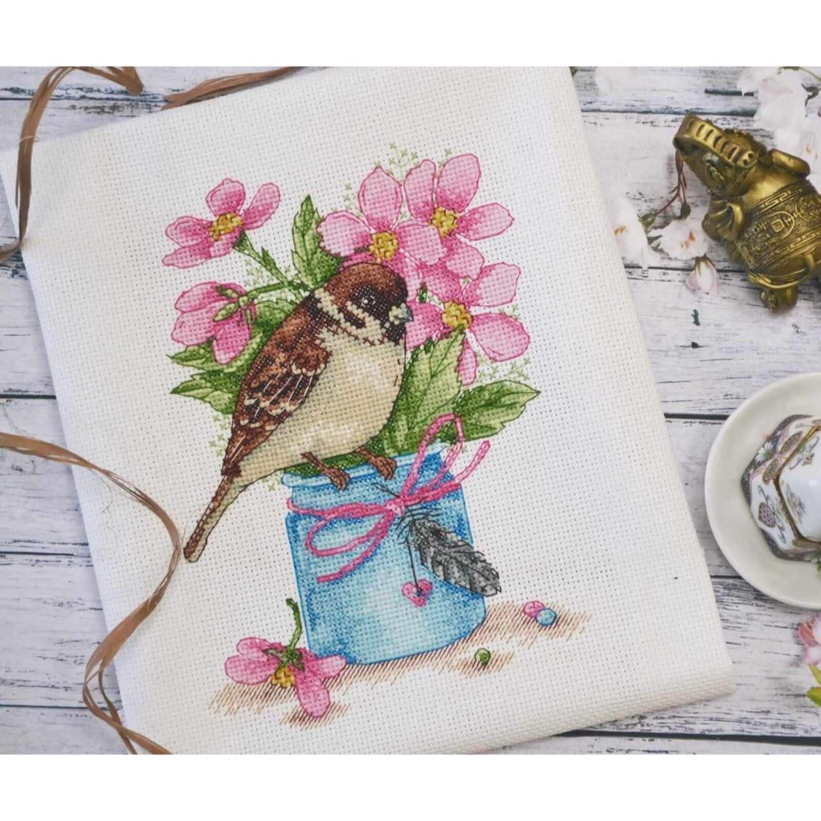 Oven Spring Greetings Cross Stitch Kit