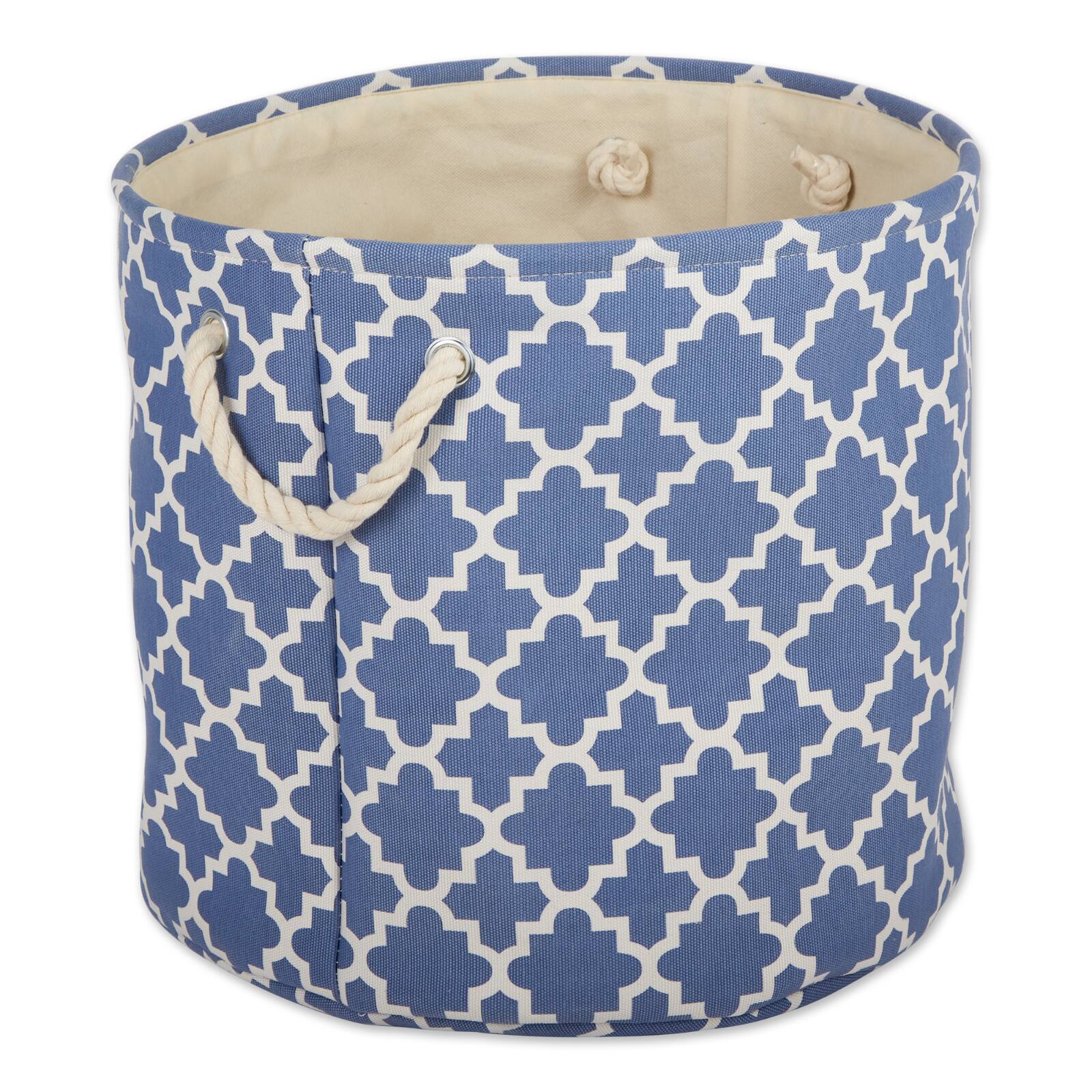 DII® Large Round Polyester Lattice Bin