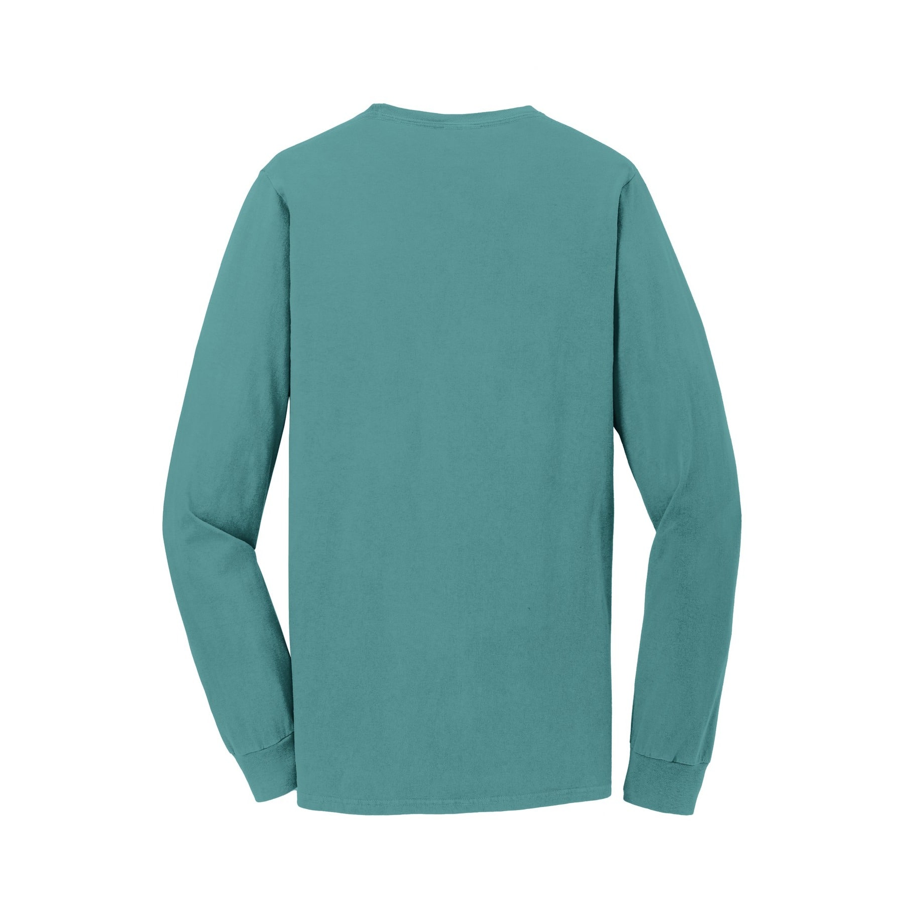 Port & Company® Beach Wash® Garment-Dyed Long Sleeve Pocket T-Shirt
