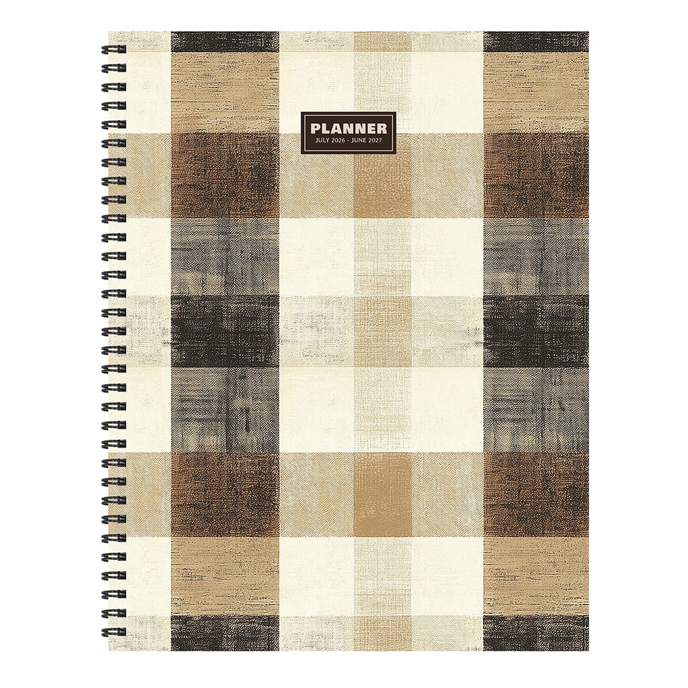 TF Publishing Large Checkered Cowboy Weekly Monthly Planner