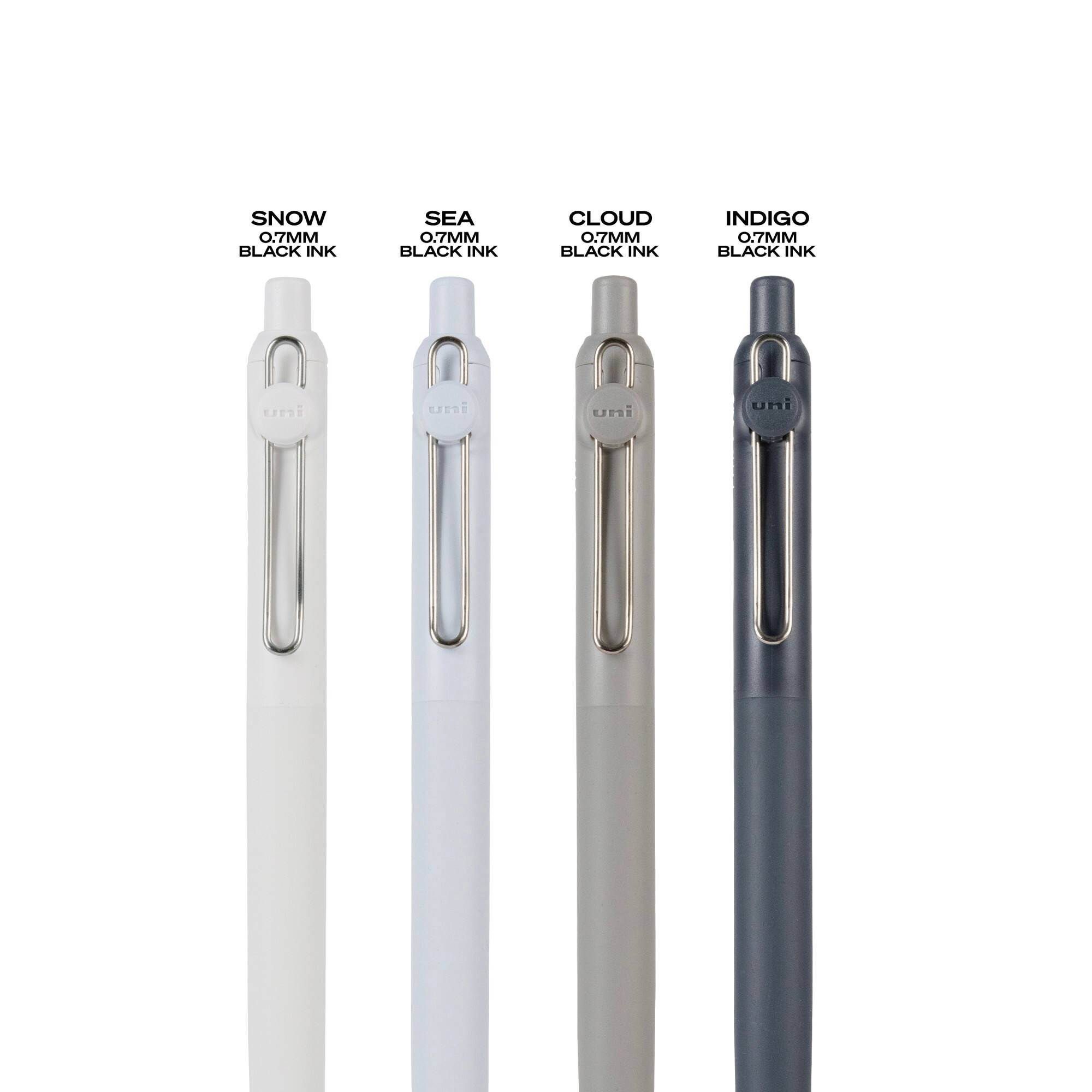 uniball™ Zento Zen Collection 0.7mm Medium Point Black Ink Retractable Gel Pen Set