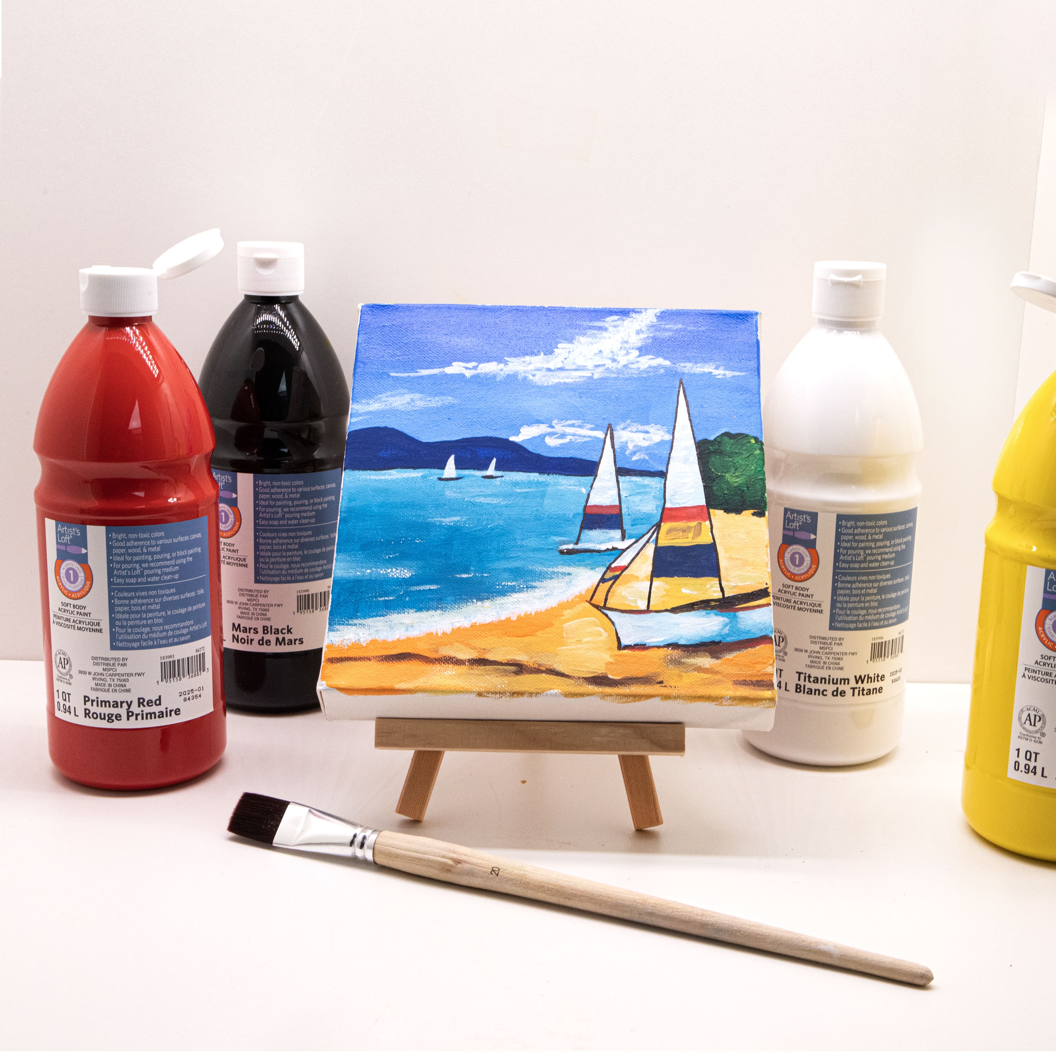 6 Pack: Soft Body Acrylic by Artist's Loft® 32oz.