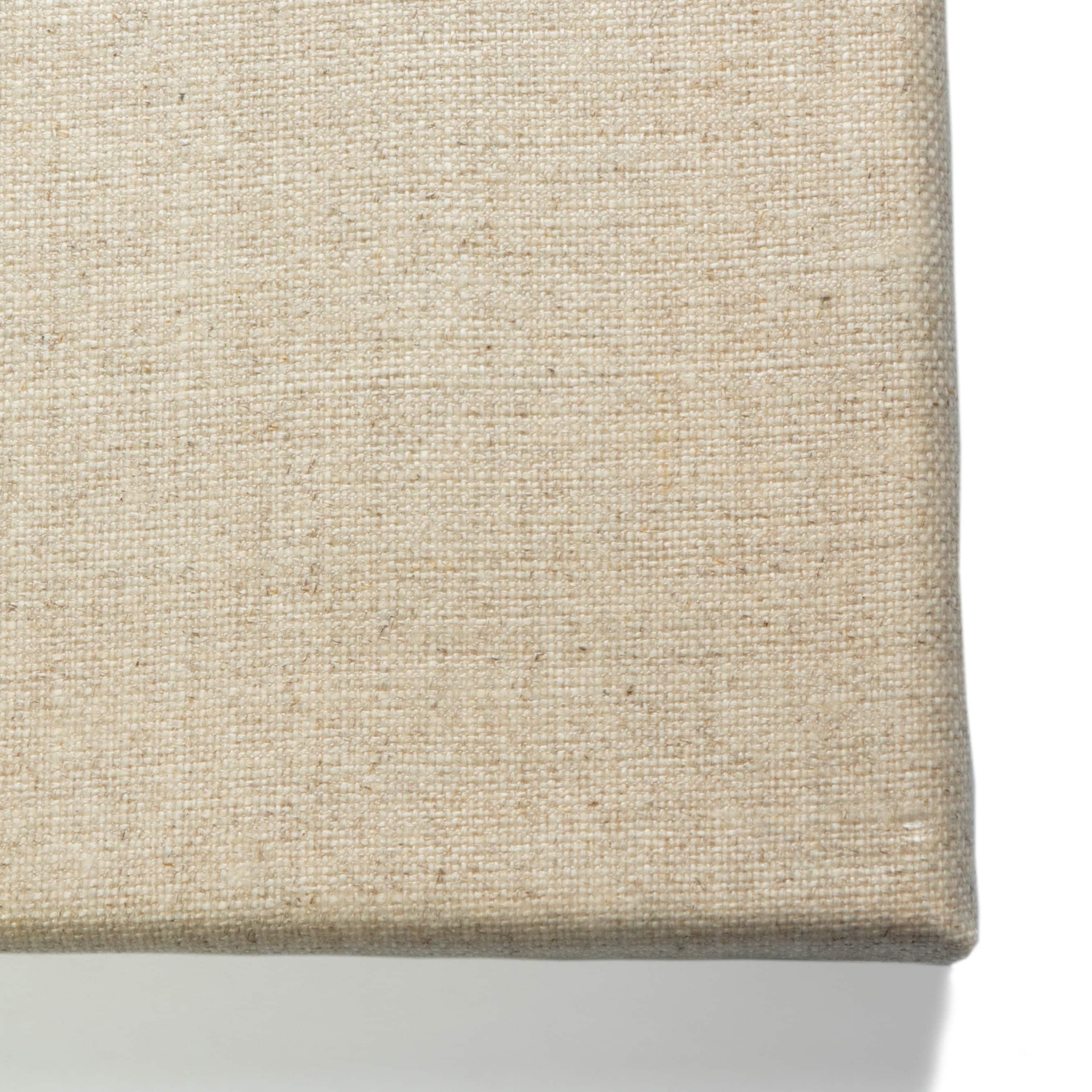 Wexel Art 10" x 10" Beige Linen Clear Gesso Primed Stretched Canvas