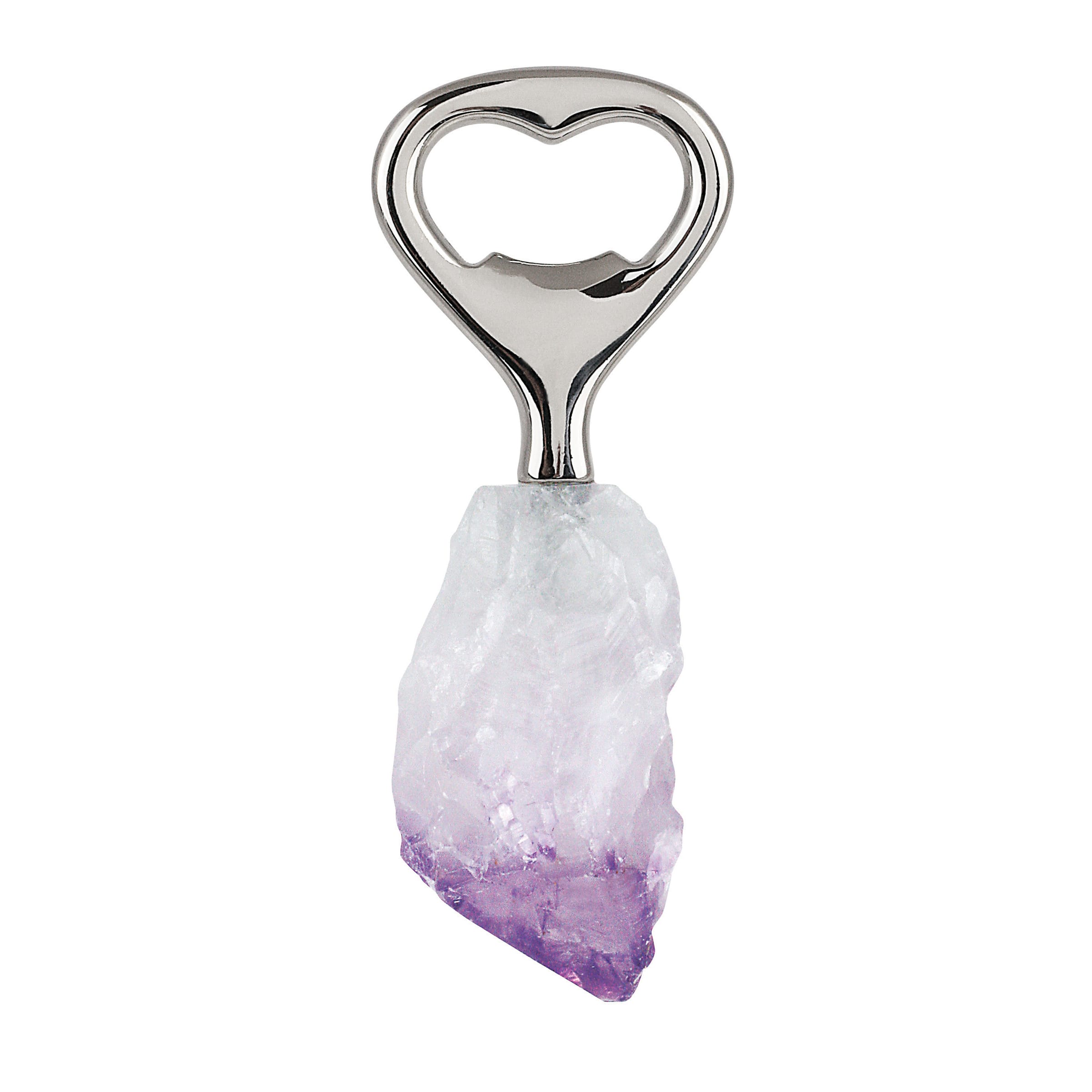Bottle Opener with Amethyst