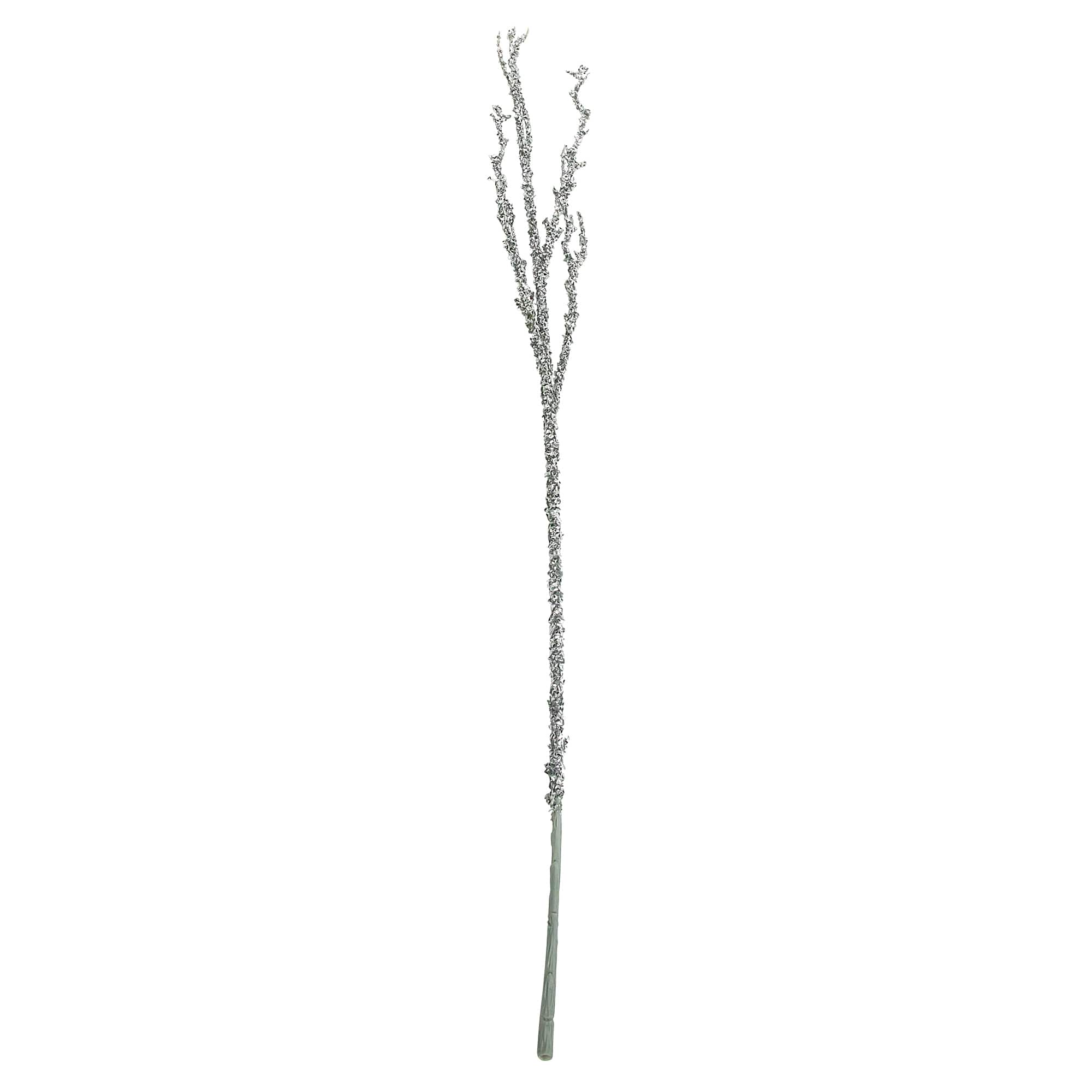 31" Glittered Silver Artificial Twig Christmas Spray By Northlight | Michaels®