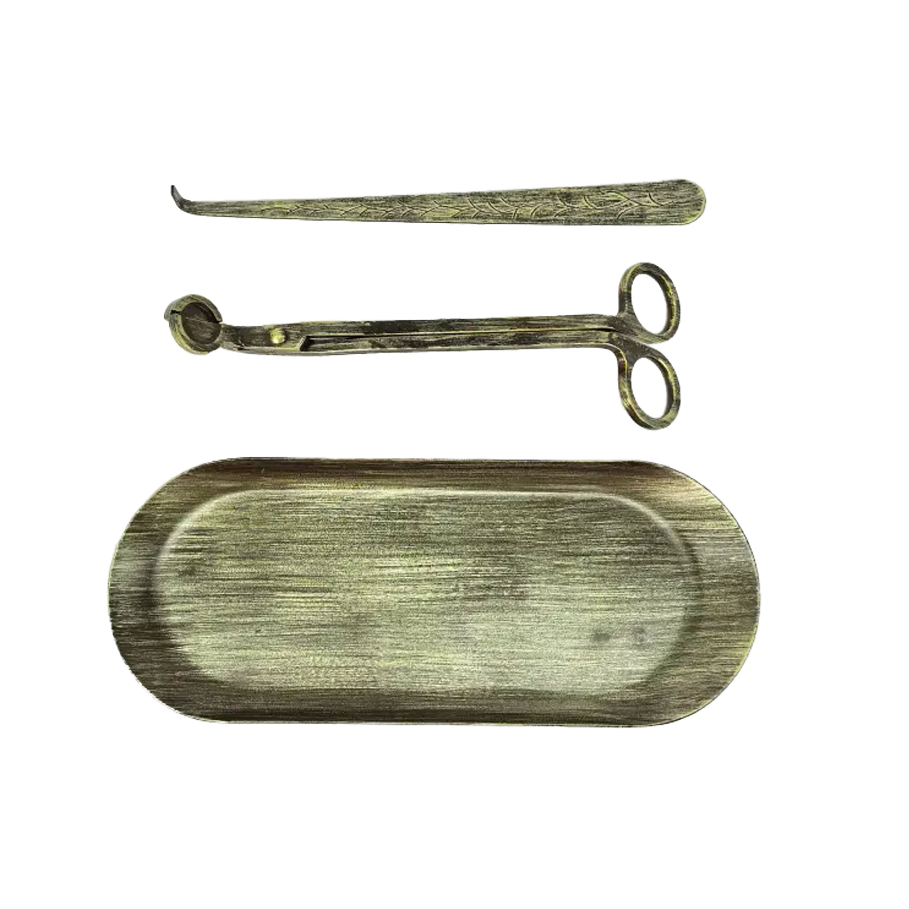 Gold Metal Wick Dipper & Trimmer Set – 50% Off