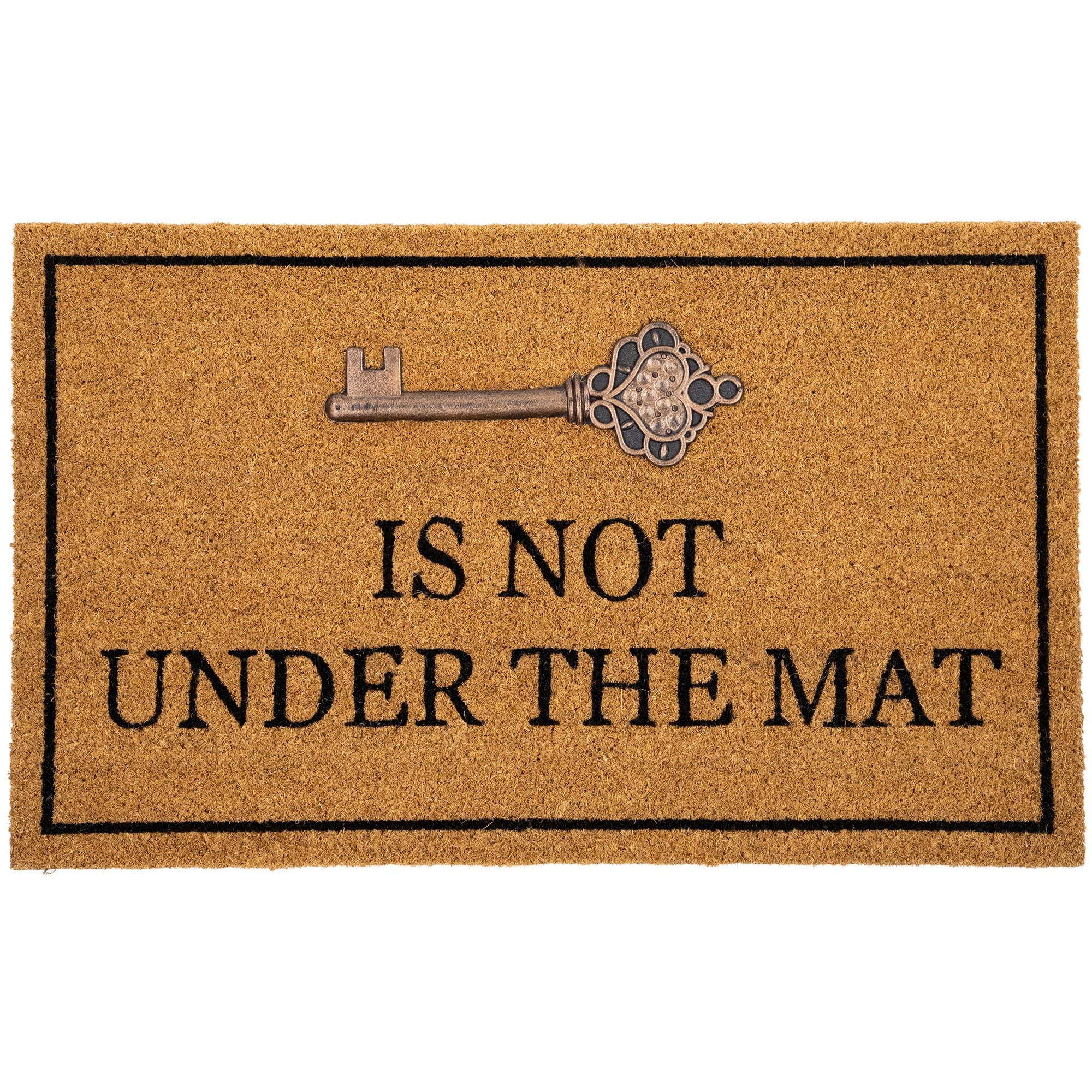 Key is Not Under the Mat Doormat By Northlight in Brown | 18" x 30" | Michaels®