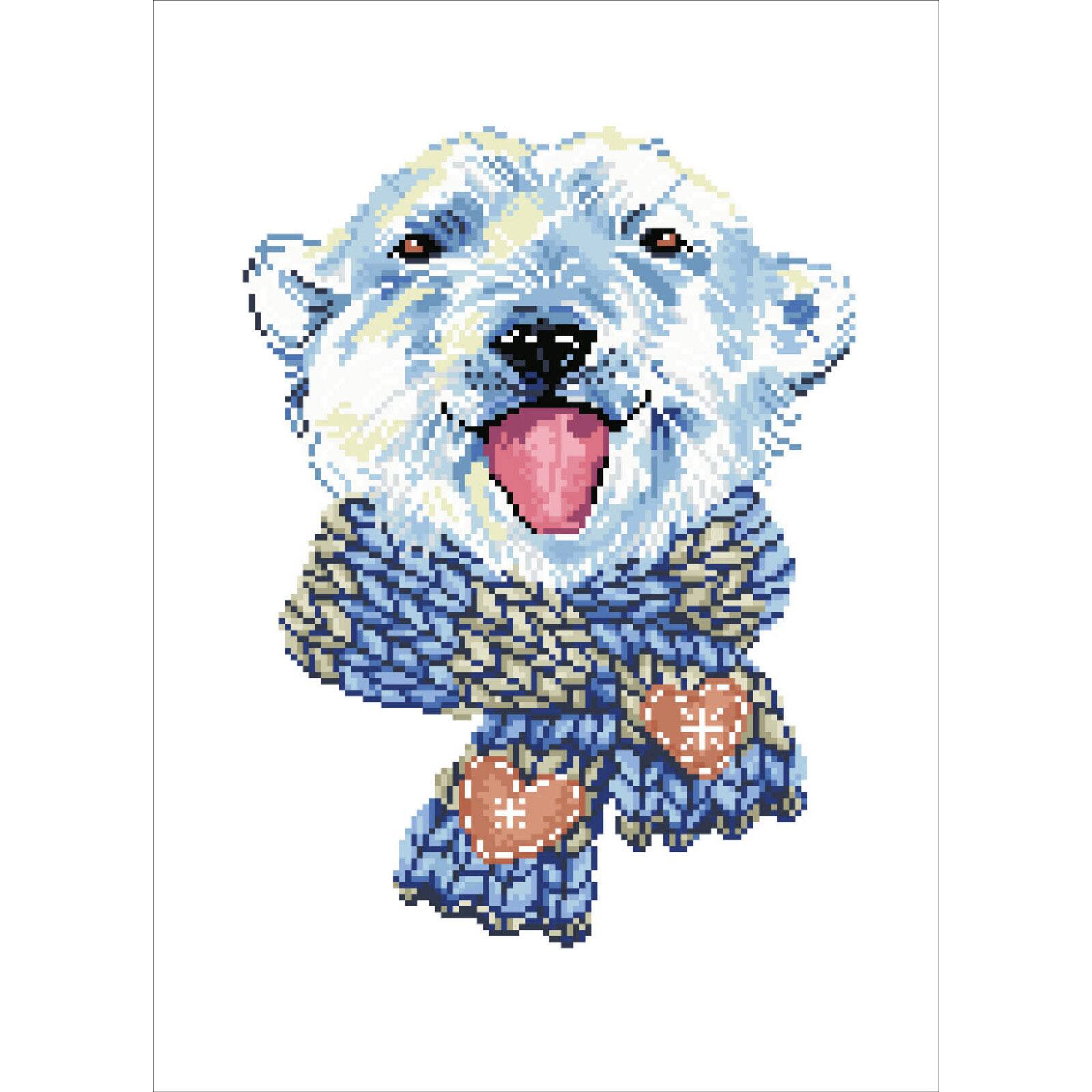 Diamond Dotz® Intermediate Polar Dude Diamond Painting Kit