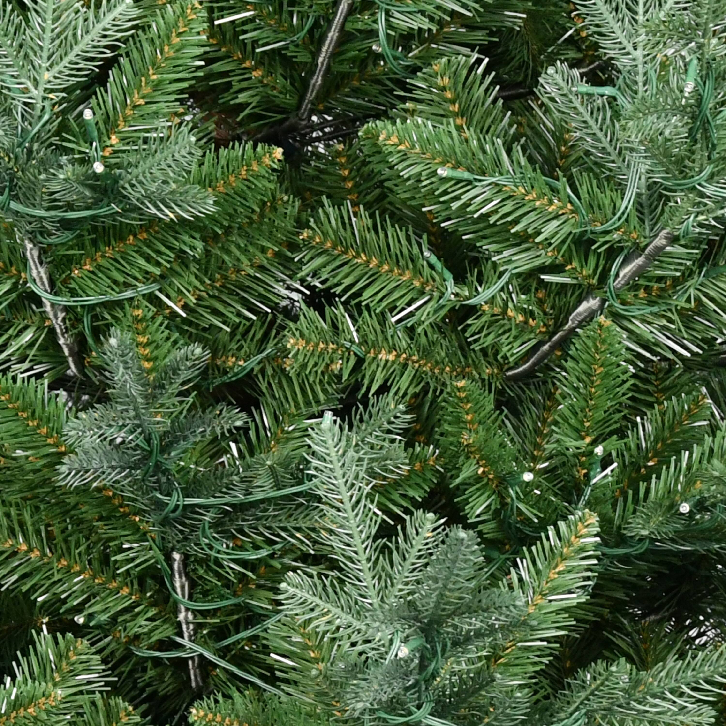 12ft. Pre-Lit Hillside Spruce Artificial Christmas Tree, Warm White LED Lights