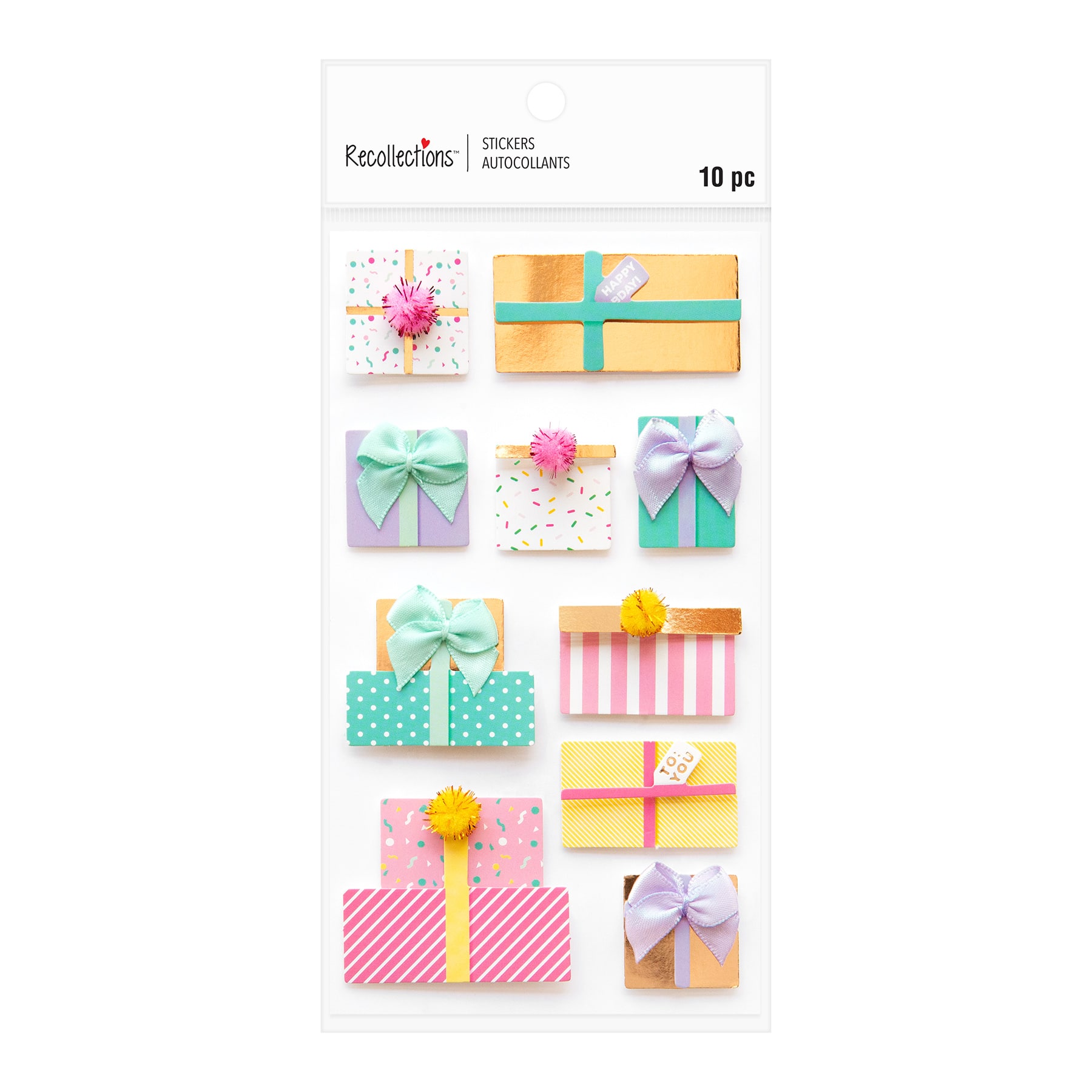 Present 3D Stickers by Recollections™