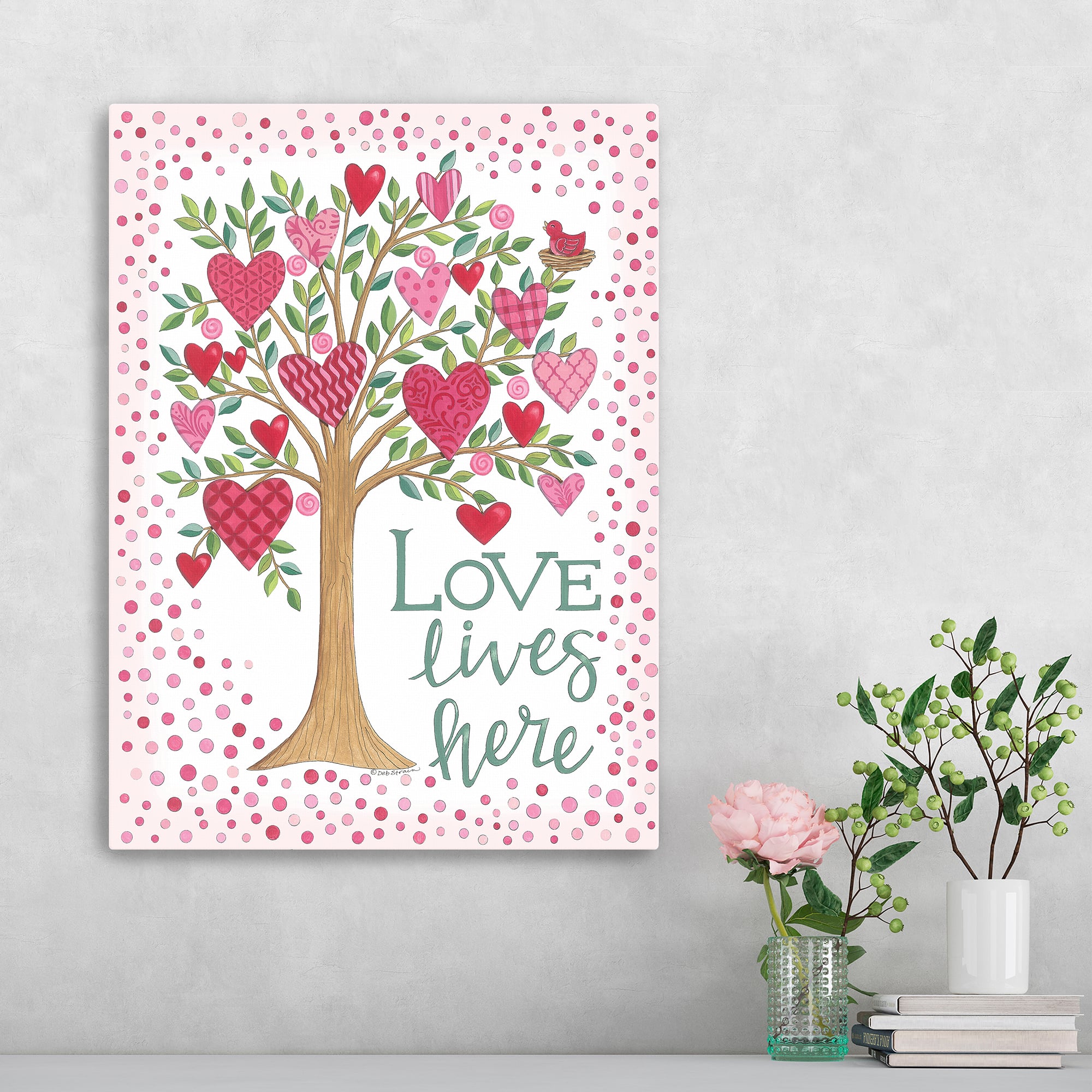 Love Tree Canvas Giclée Art