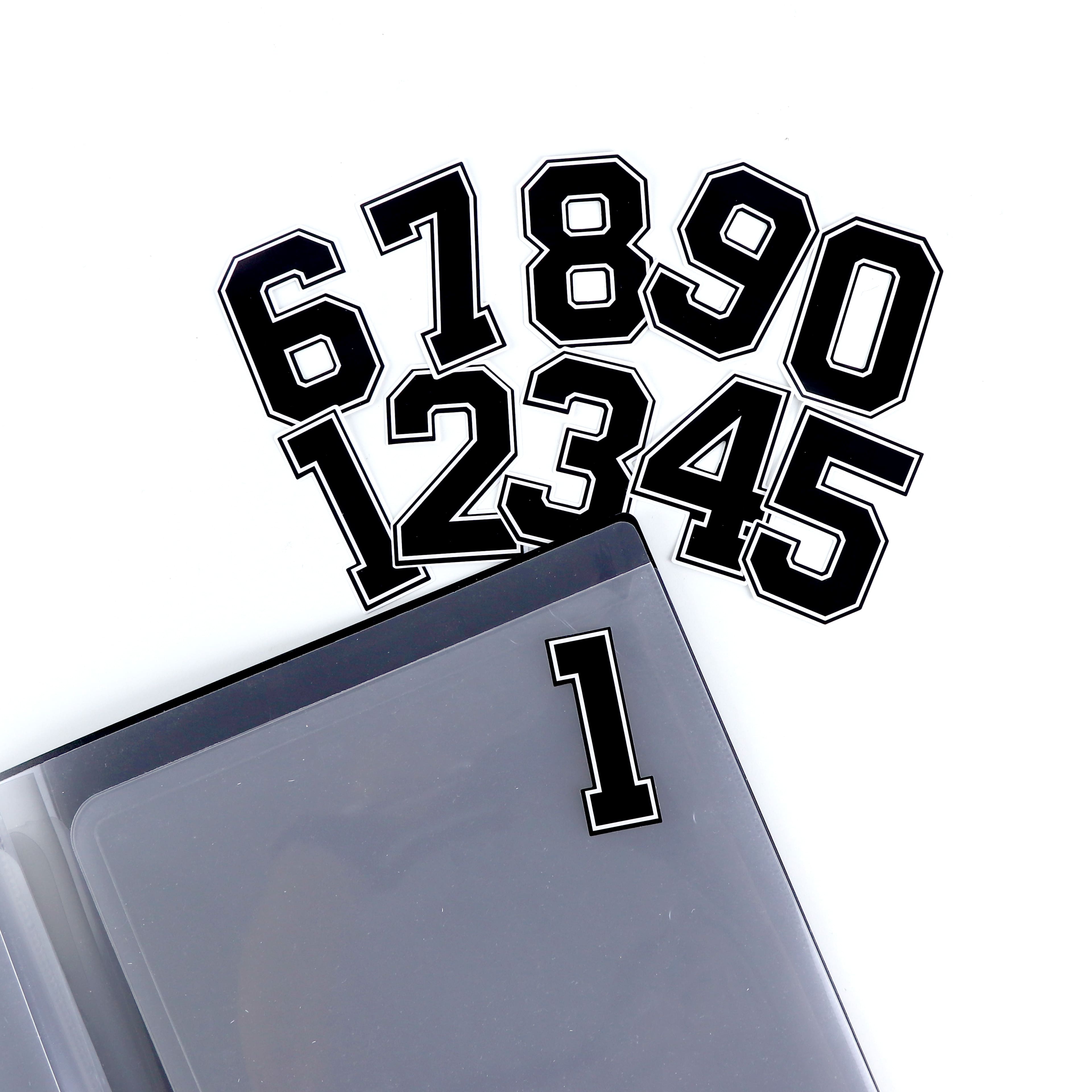 Black Numbers Vinyl Stickers by Recollections™
