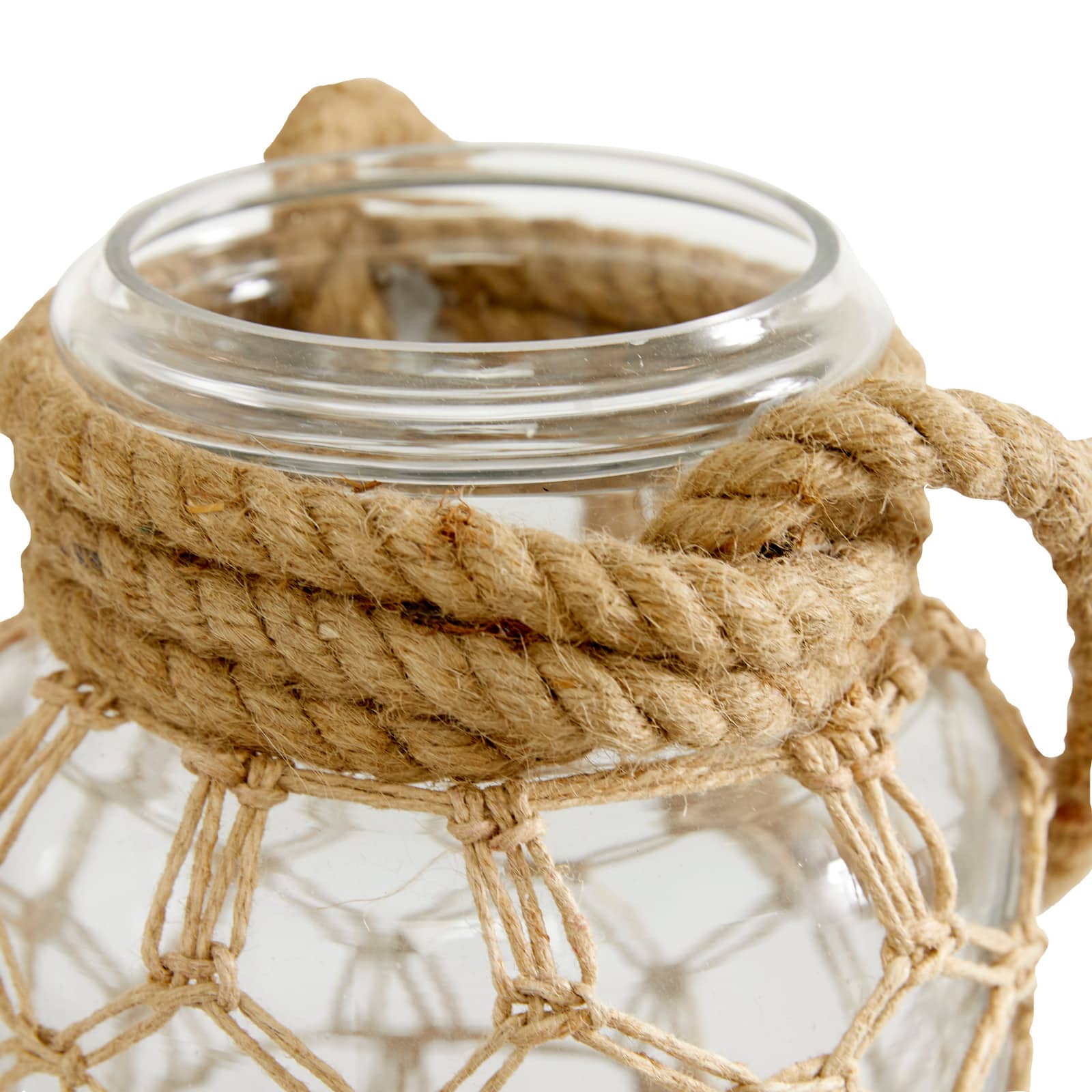 Brown Glass Coastal Lantern