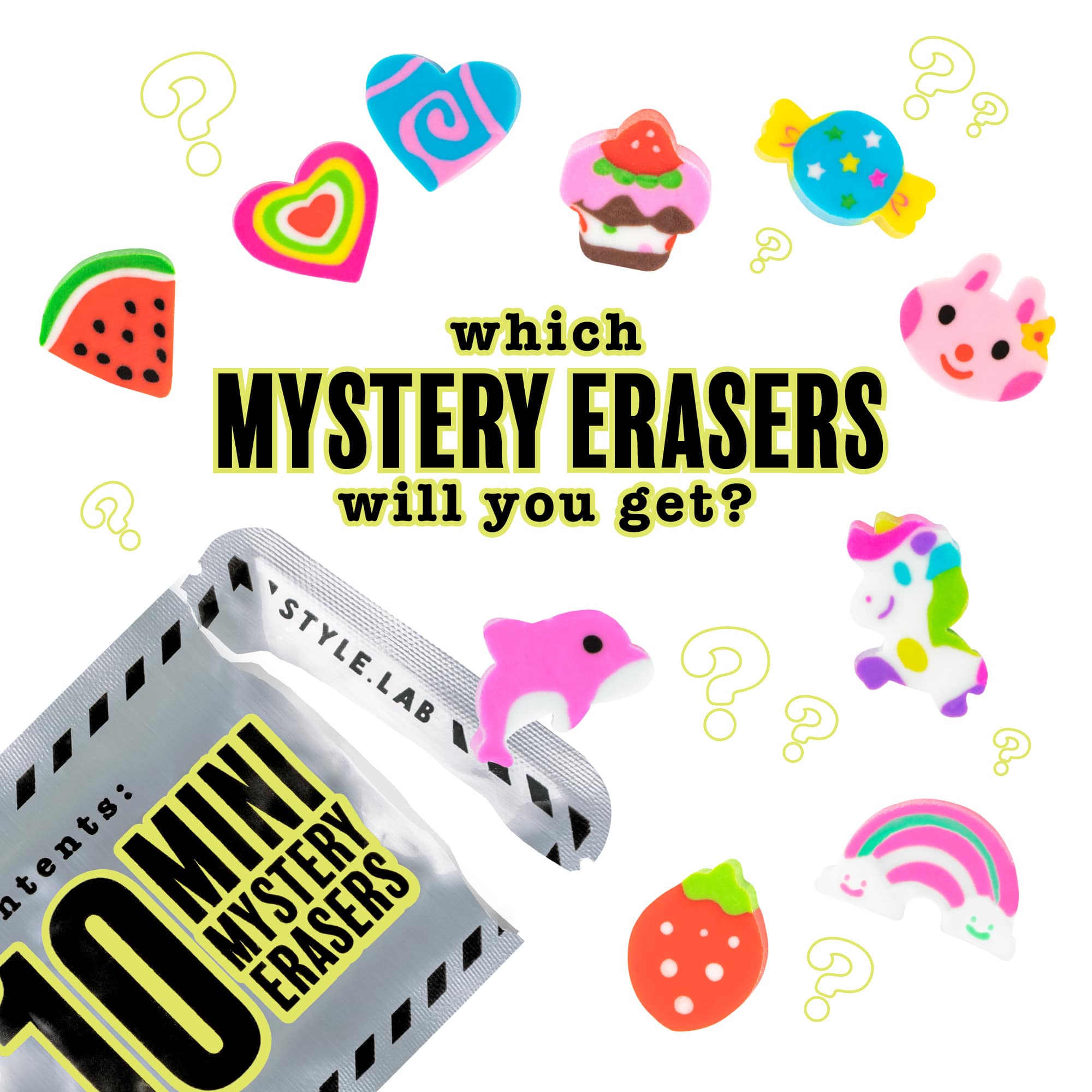 Style.Lab by Fashion Angels® Binder Pouch with Mystery Erasers