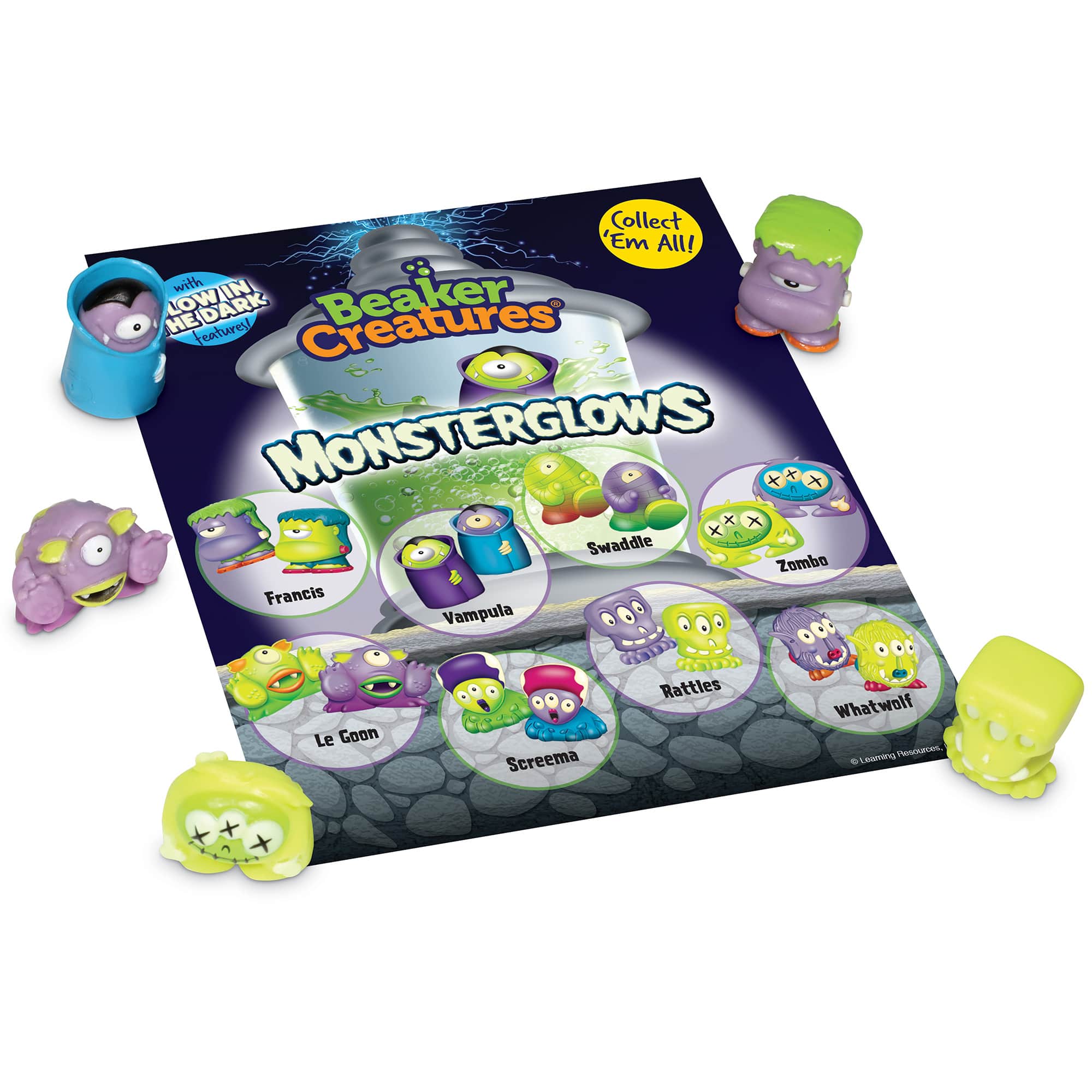 Learning Resources Beaker Creatures Monsterglow 5-Pack