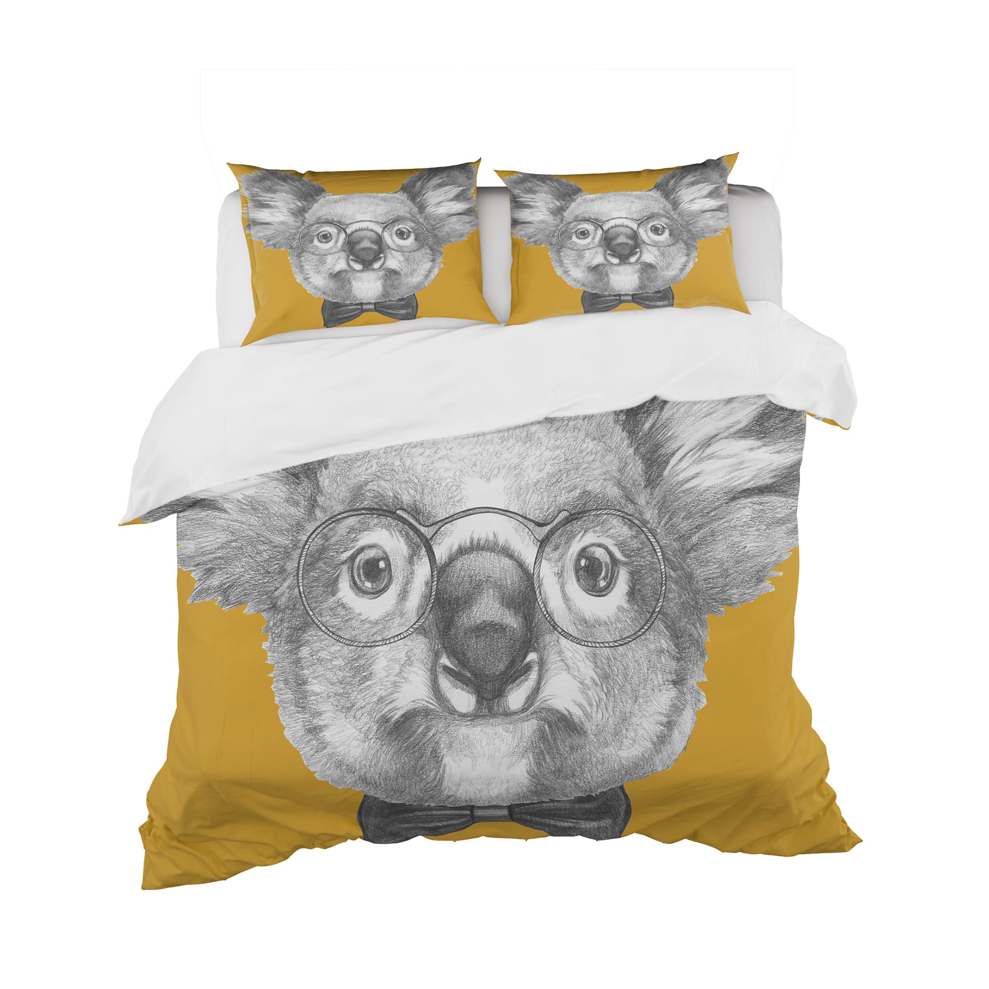Designart 'Koala with Glasses and Bow Tie