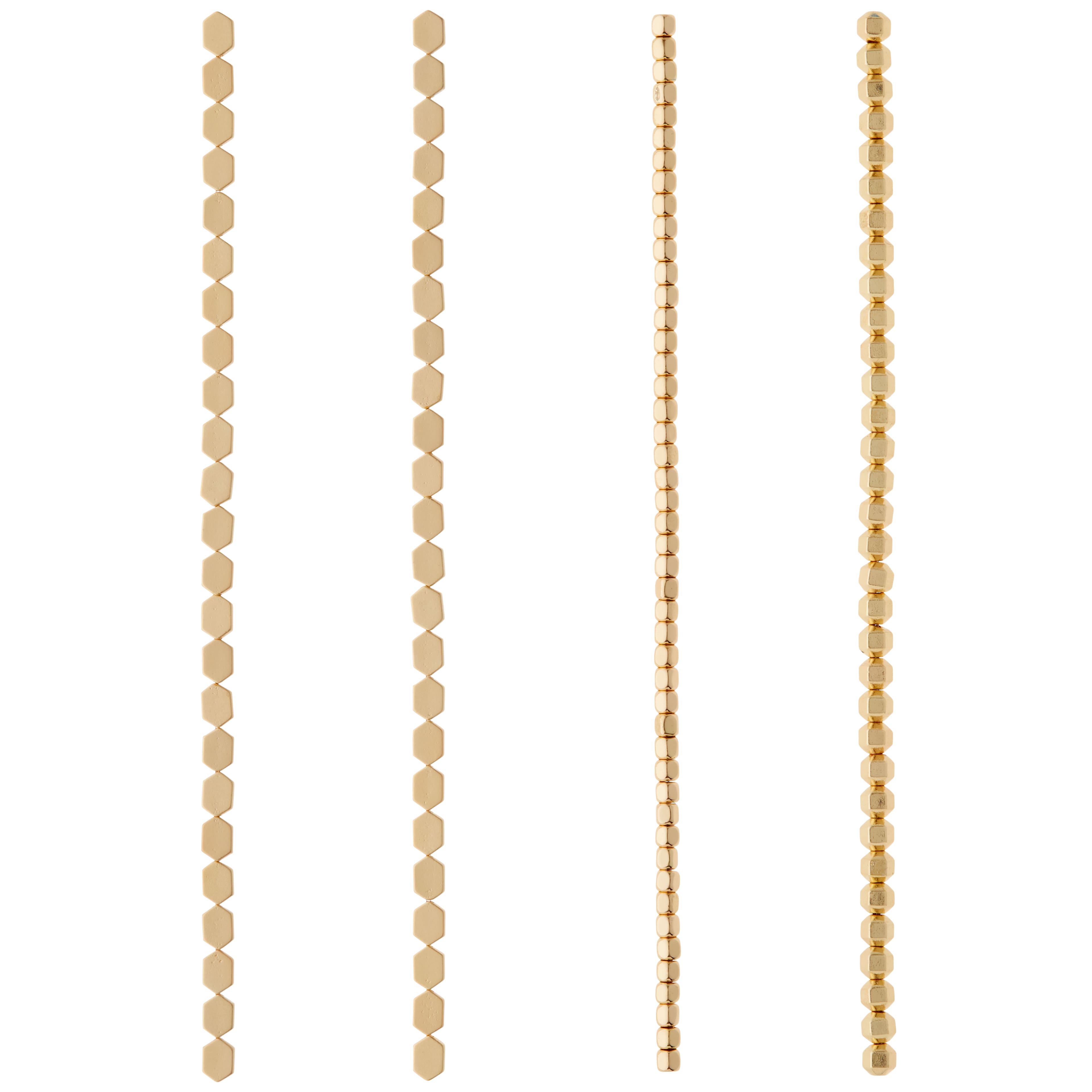 Matte Gold Hematite Mix Beads by Bead Landing™