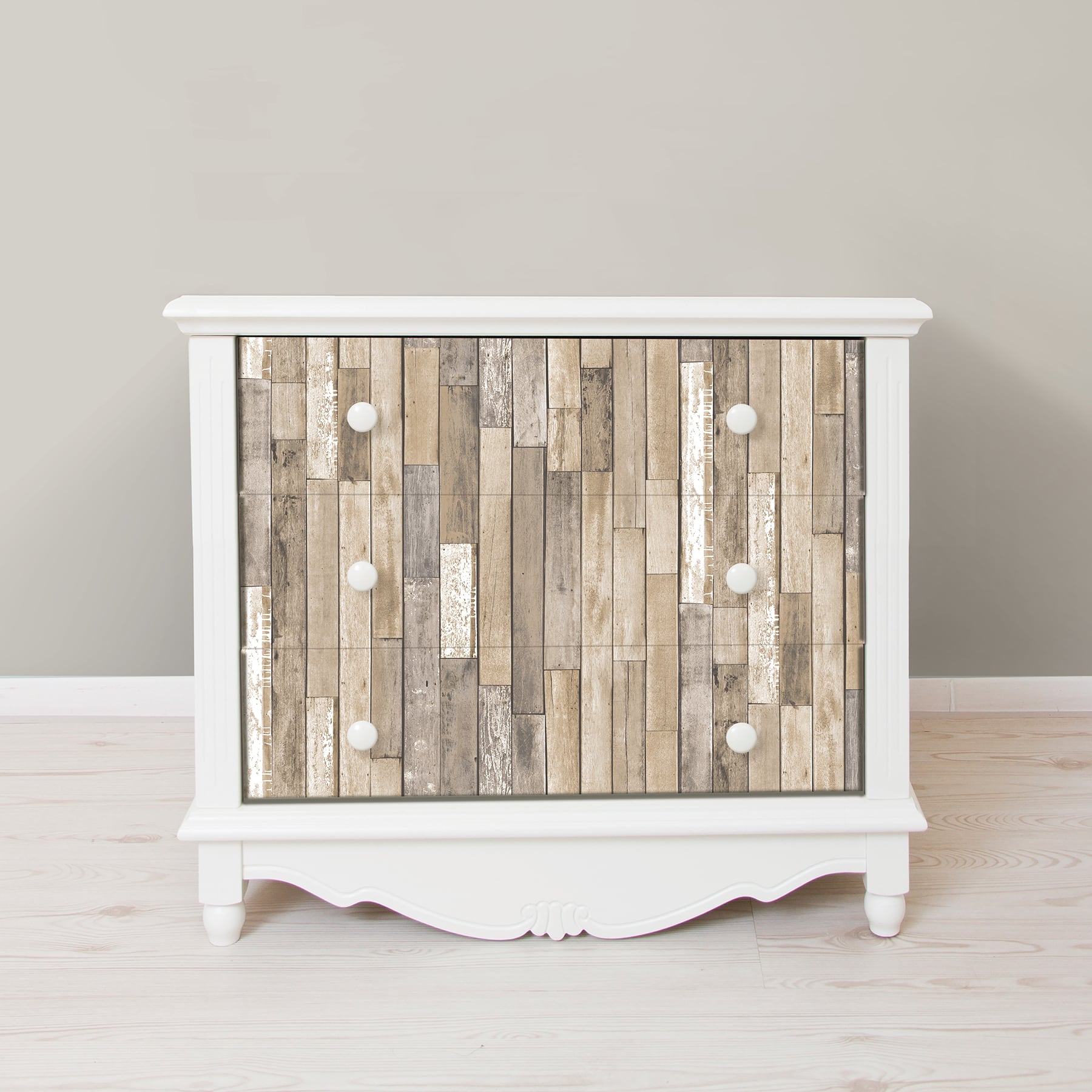 InHome Weathered Plank Barn Peel & Stick Wallpaper