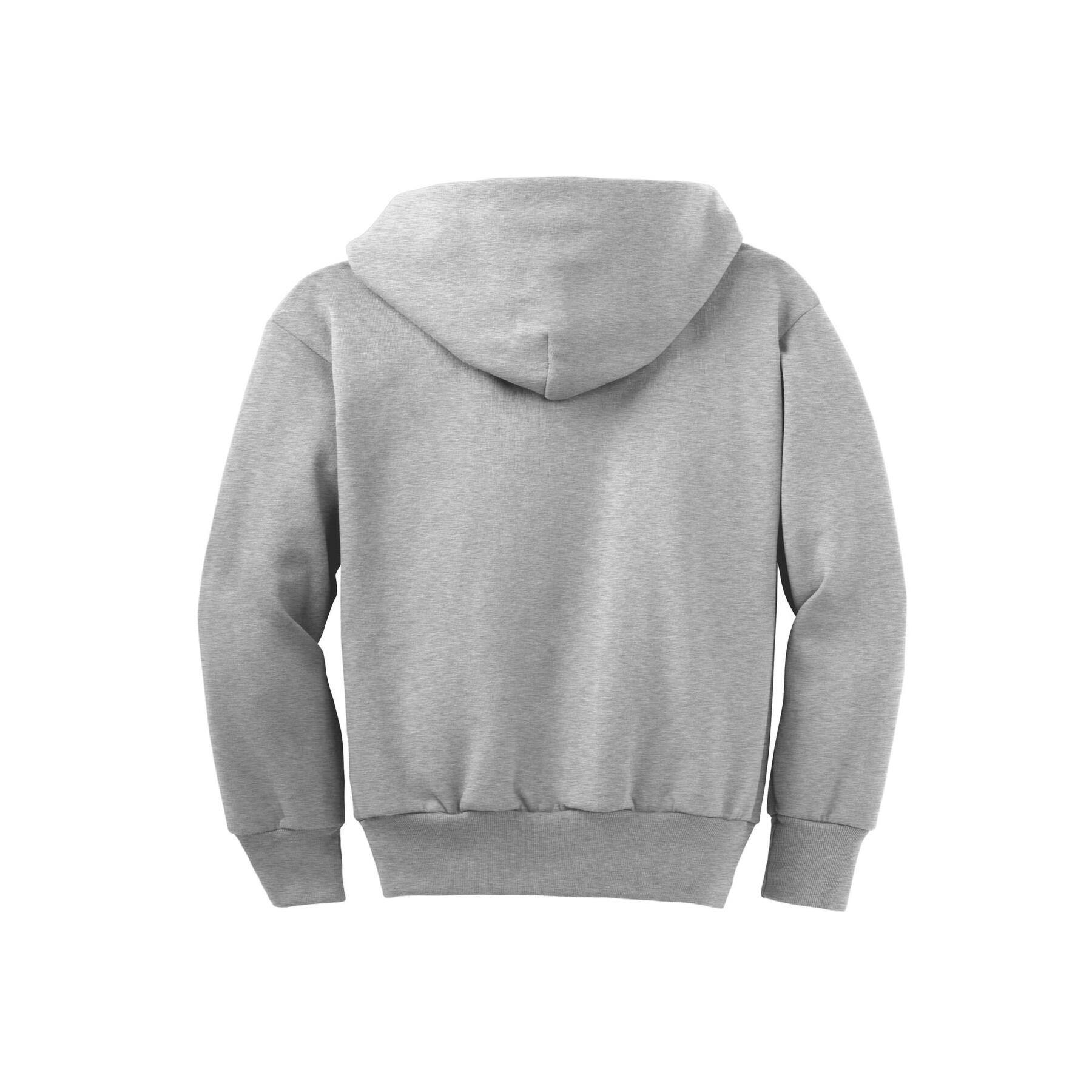 Port & Company® Youth Core Fleece Full-Zip Hooded Sweatshirt