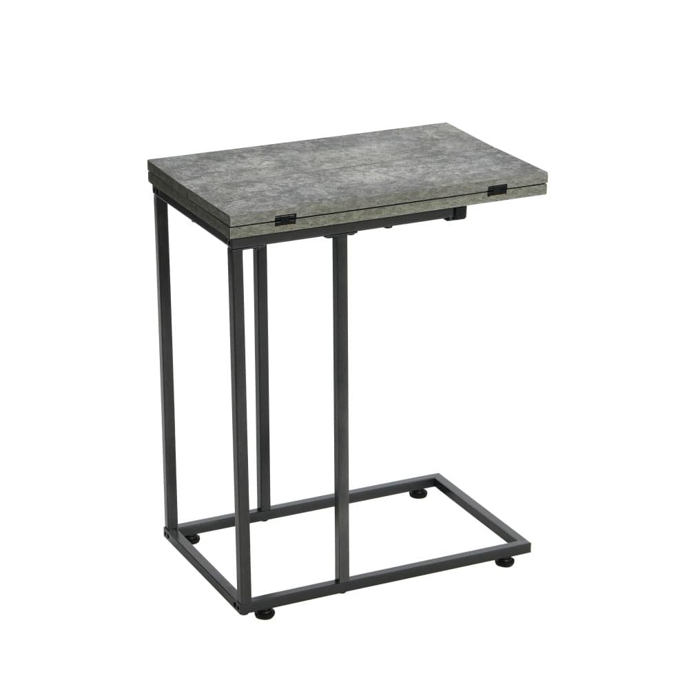 Household Essentials Jamestown Extendable C-Shaped End Table
