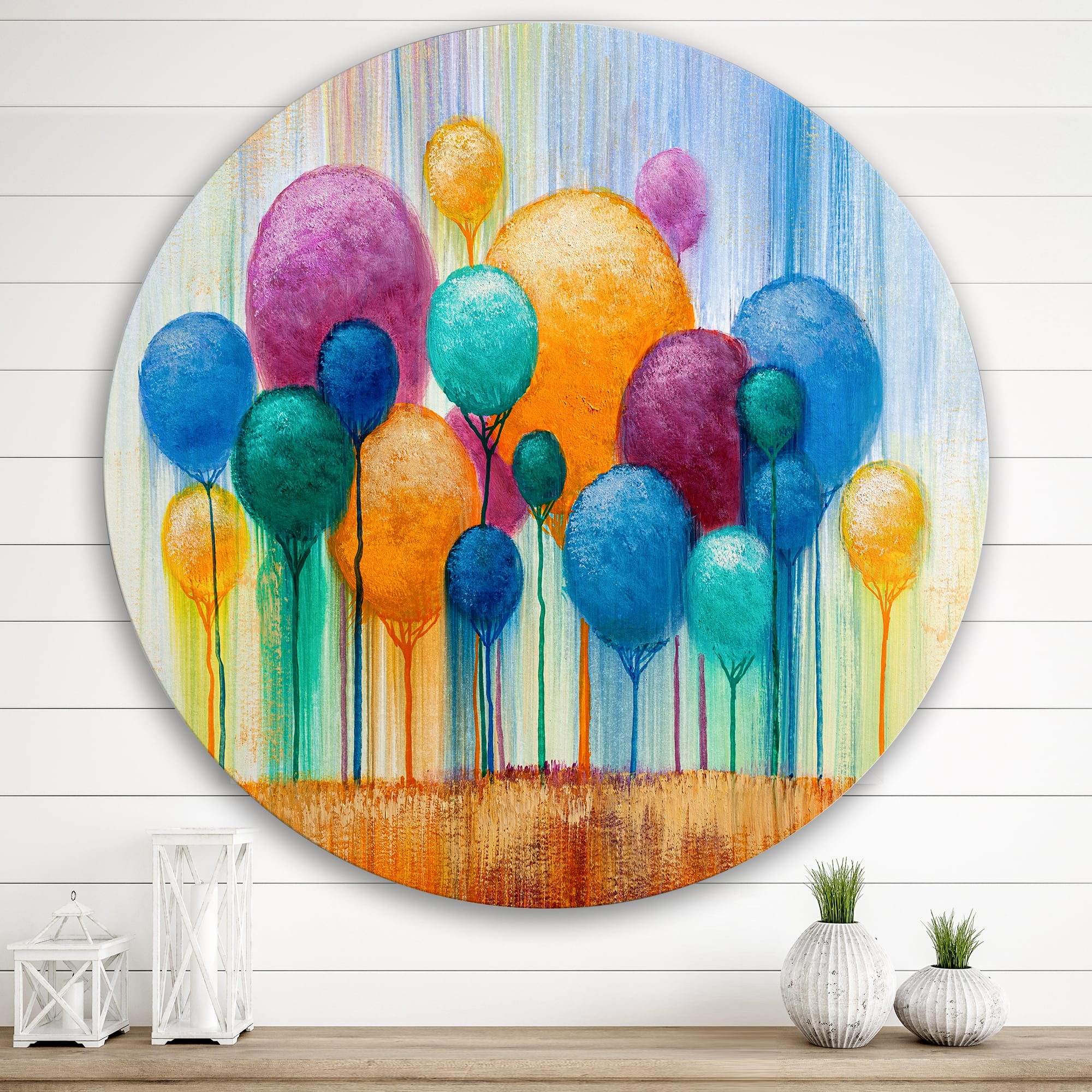 Designart - Colourful Ornamental Trees IV