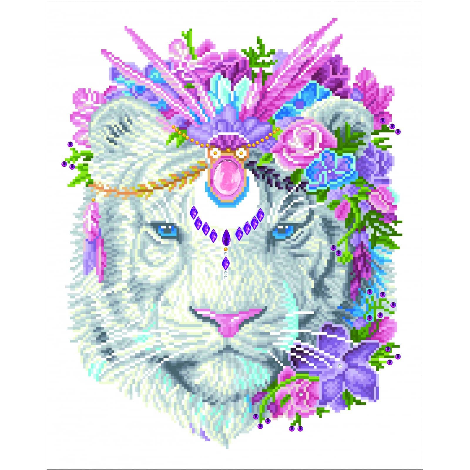 Diamond Dotz® Intermediate Bohemian Tiger Diamond Facet Art Kit